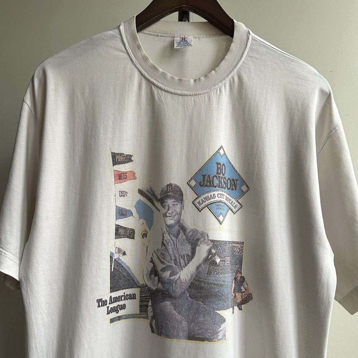 MLB × Vintage Vintage Bo Jackson Kansas City Royals MLB Baseball Tee Size US M / EU 48-50 / 2 - 2 Thumbnail