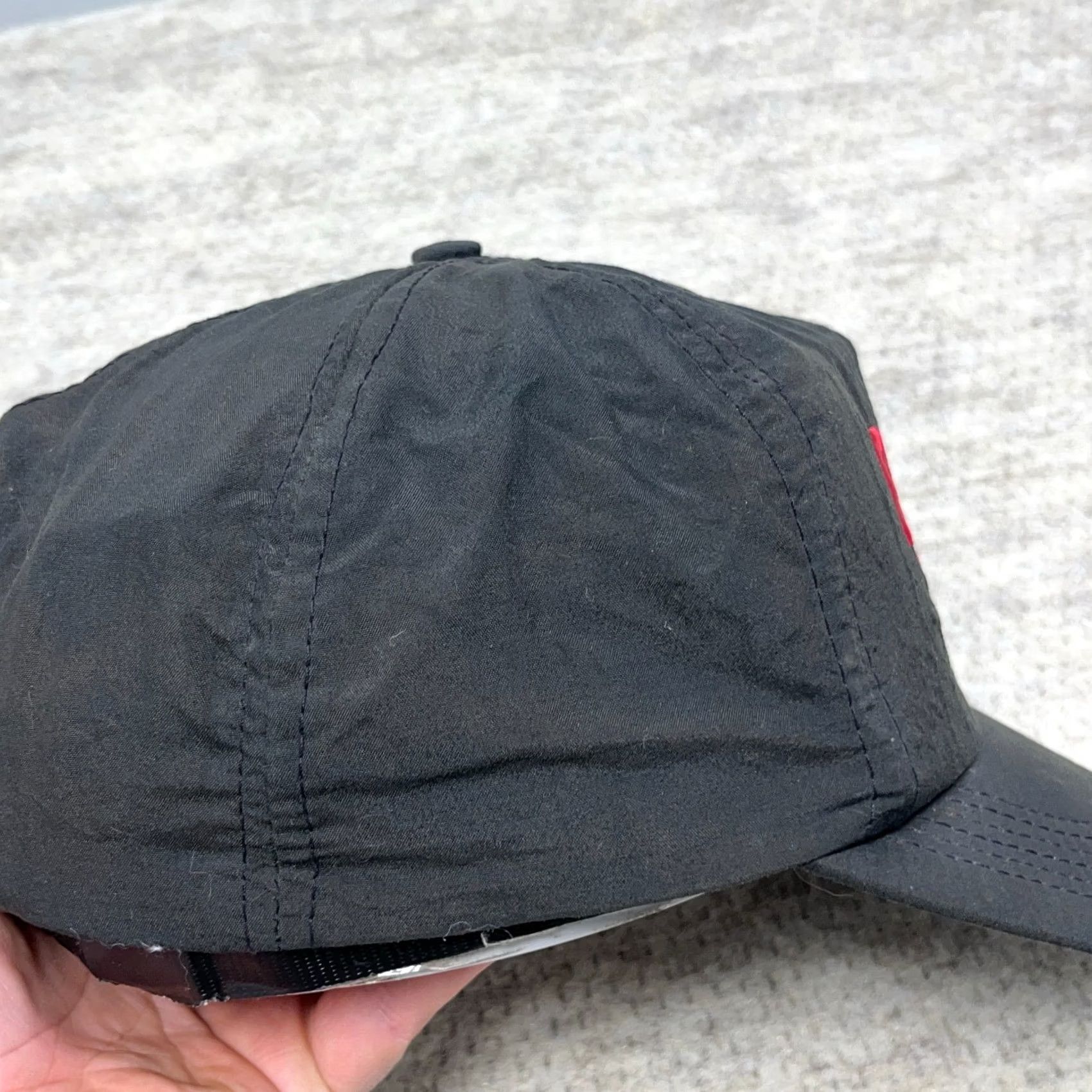 Vintage Vintage Rotor Tools Hat Cap Black Red Nylon Snap Back 90s Made In USA Trucker F2 Mens One Size Black Nylon Trucker Size ONE SIZE - 4 Thumbnail