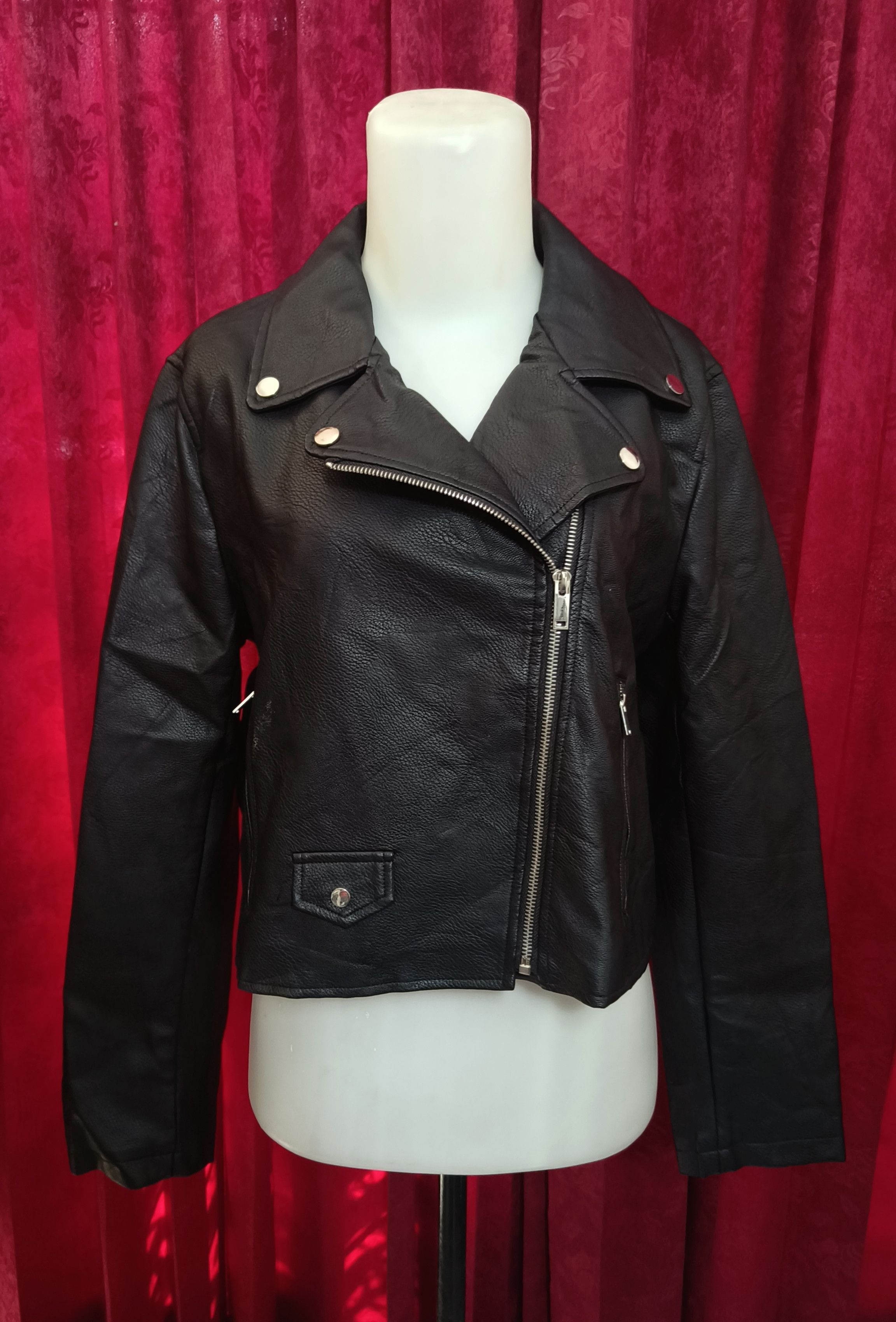 Vintage MIXXO Korean Brand KPOP Women's Ramones Faux Leather Jacket Size L / US 10 / IT 46 - 7 Thumbnail