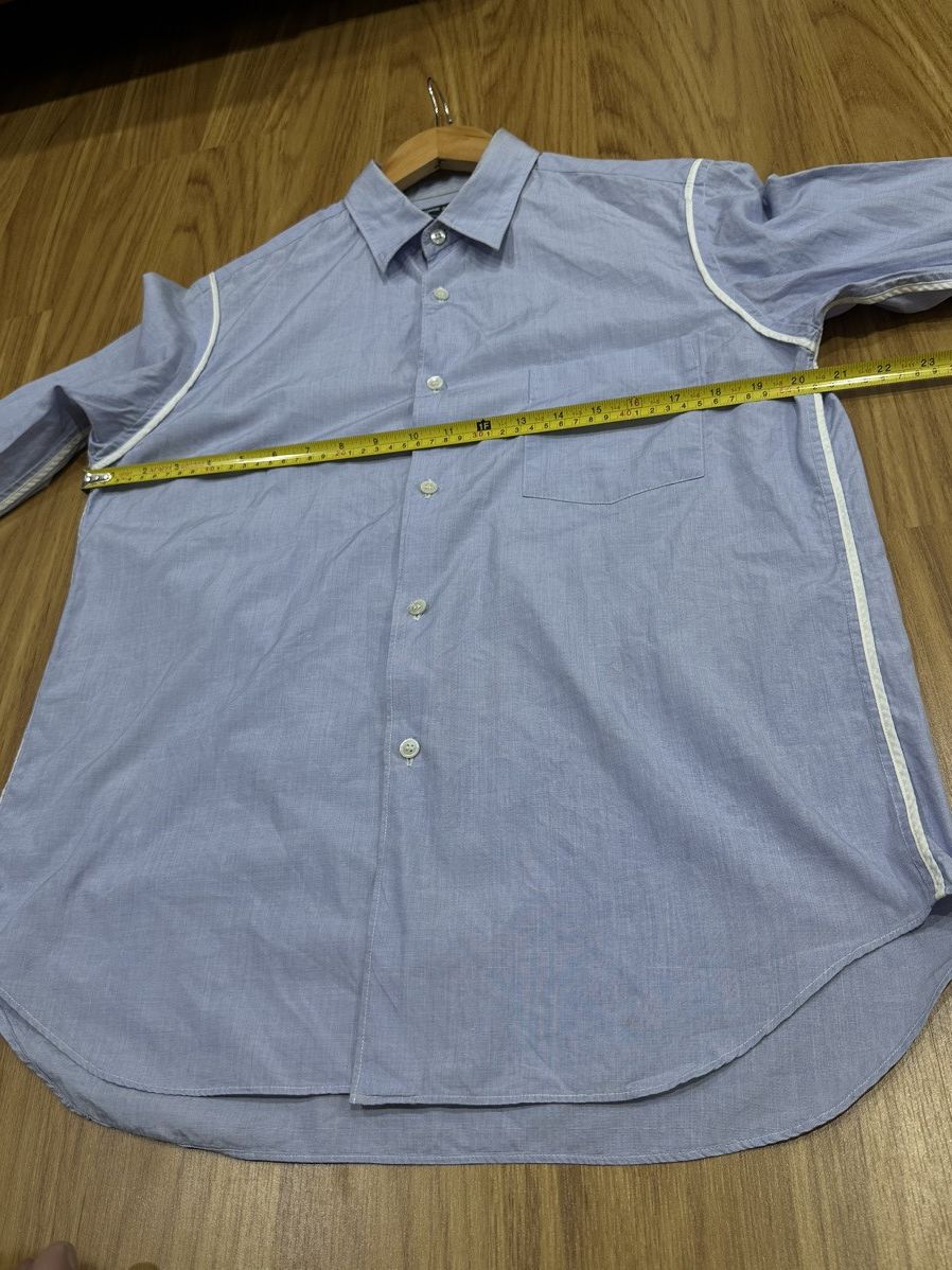 Comme des Garcons Cdg Homme White Lining L/S Shirt Size US M / EU 48-50 / 2 - 12 Thumbnail
