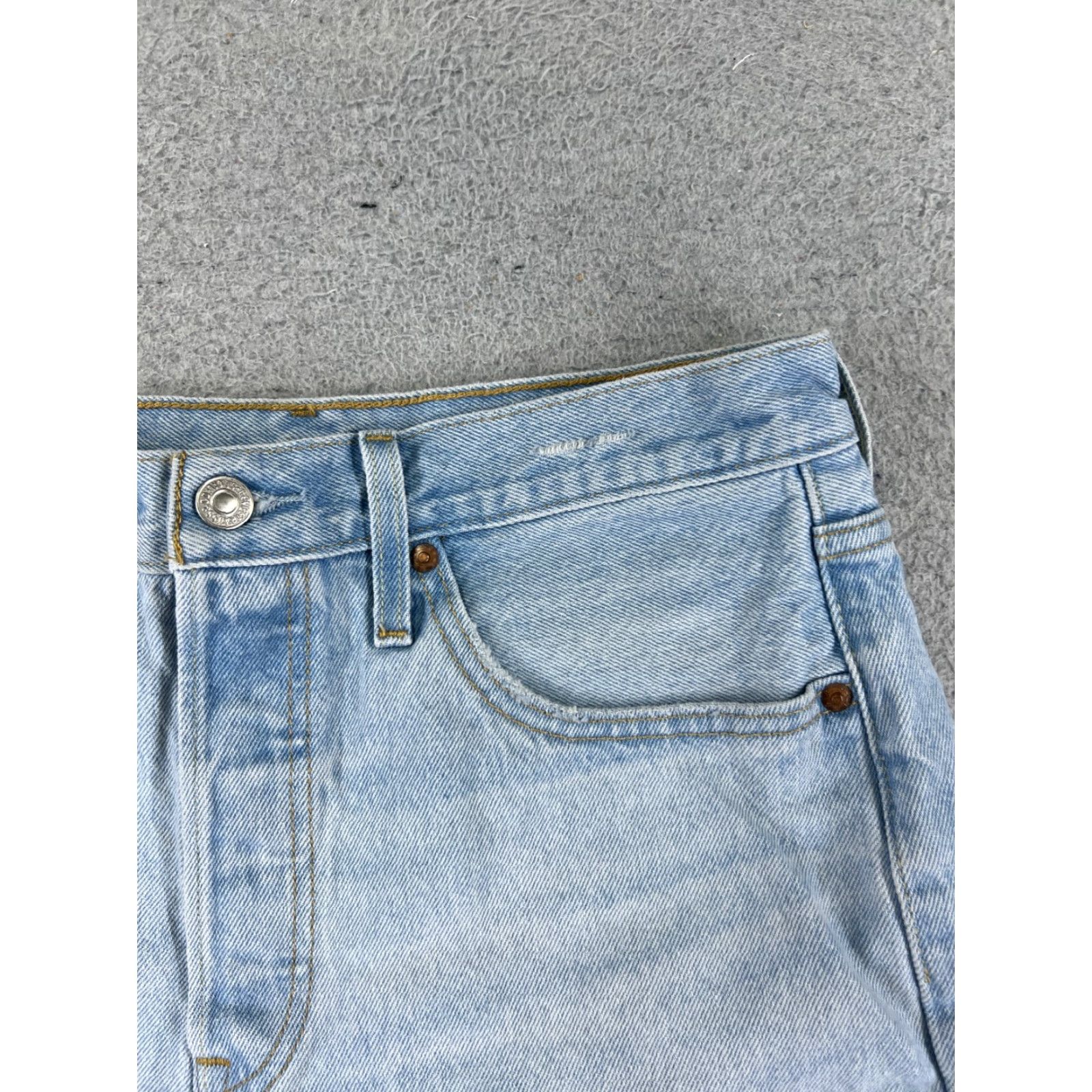 Levi's Levi's Shorts Womens 28 Blue Denim Jean Cutoff Premium Big E 501 Button Fly 28x3 Size 28" / US 6 / IT 42 - 5 Thumbnail