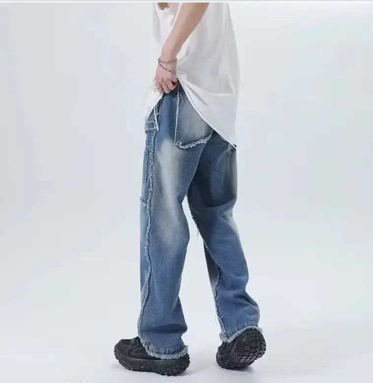 Japanese Brand Street loose retro jeans Size US 32 / EU 48 - 2 Thumbnail