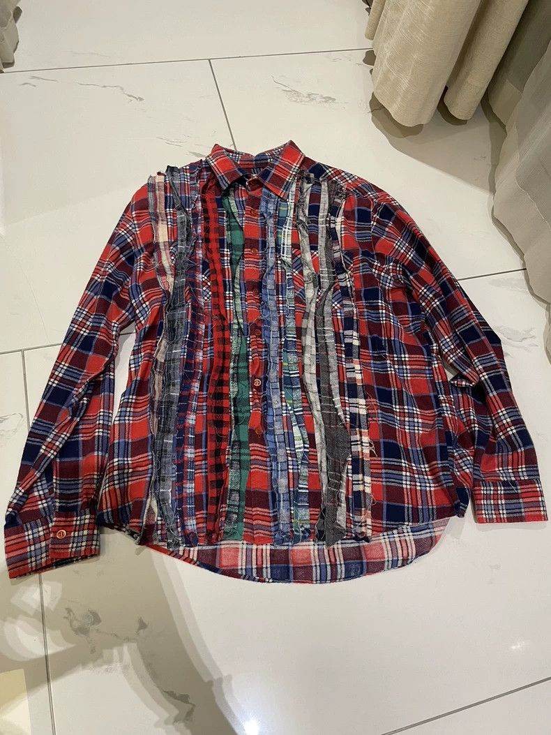 Needles NEEDLES Rebuild Patchwork Shirt - dmc Size US M / EU 48-50 / 2 - 1 Thumbnail