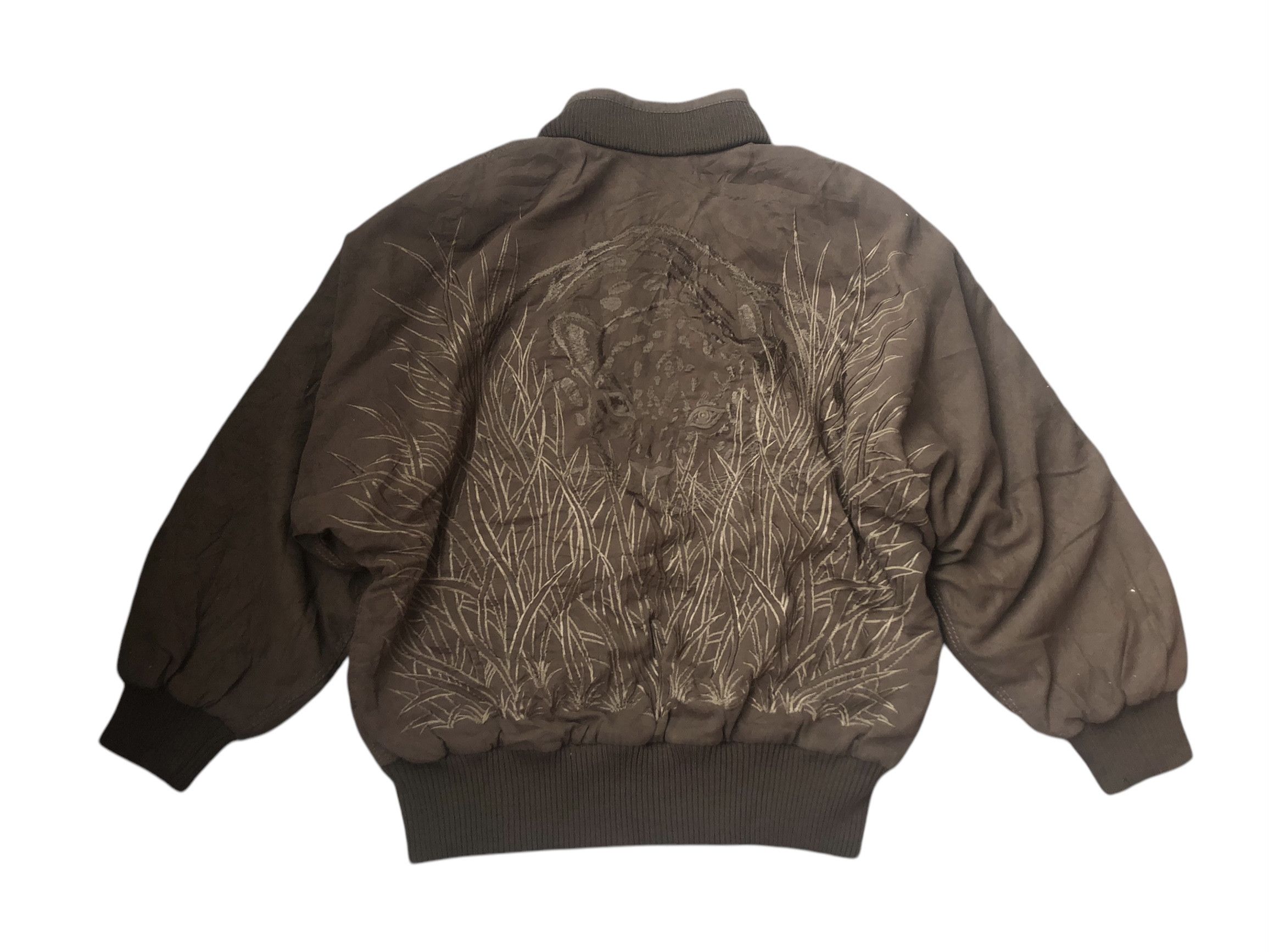 Designer × Japanese Brand LA MODA GOJI ITALIYA Bomber Sukajan Jacket Tiger Designer Size US S / EU 44-46 / 1 - 1 Thumbnail