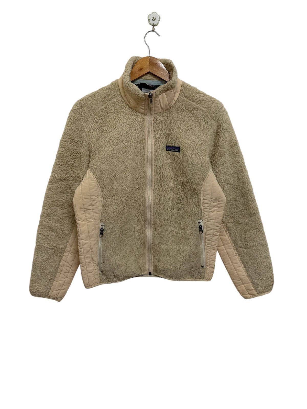 Patagonia × Vintage Vintage Patagonia Retro Deep Pile Fleece Jacket Size L / US 10 / IT 46 - 1 Thumbnail