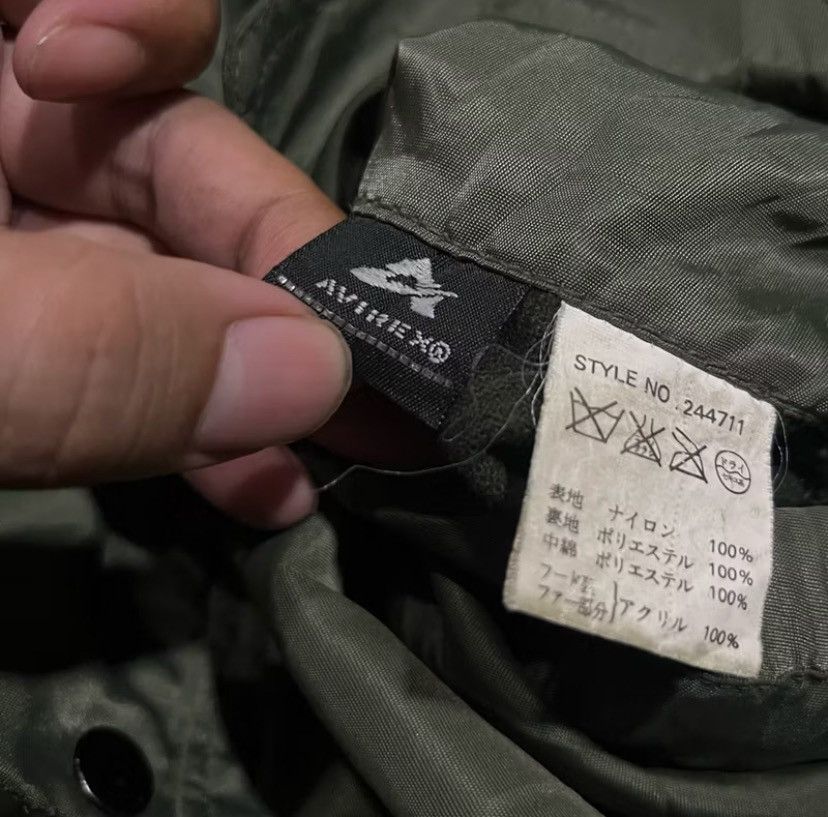 Japanese Brand Vintage Avirex Officer Unifrom N-3B Flight Jacket Green Size US XL / EU 56 / 4 - 9 Thumbnail
