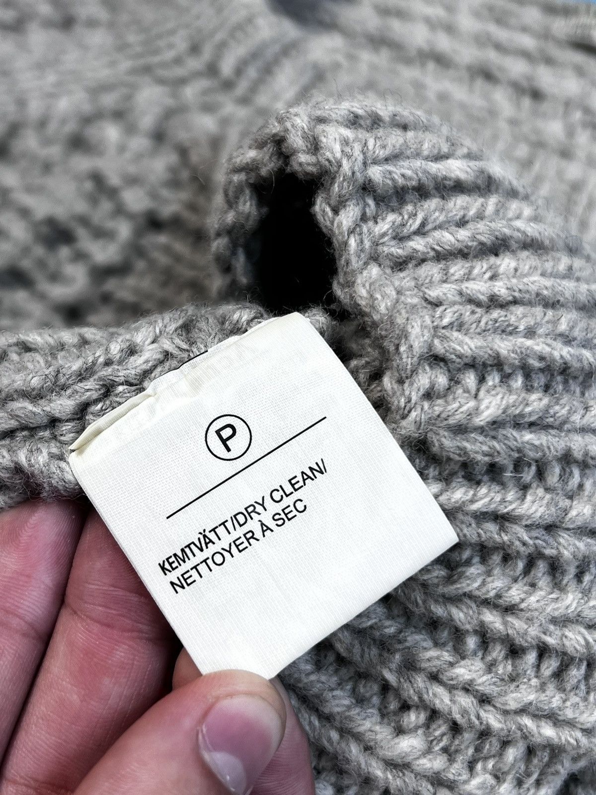 Acne Studios Acne Jeans Grey Wool Heavy Sweater size S Size S / US 4 / IT 40 - 10 Thumbnail