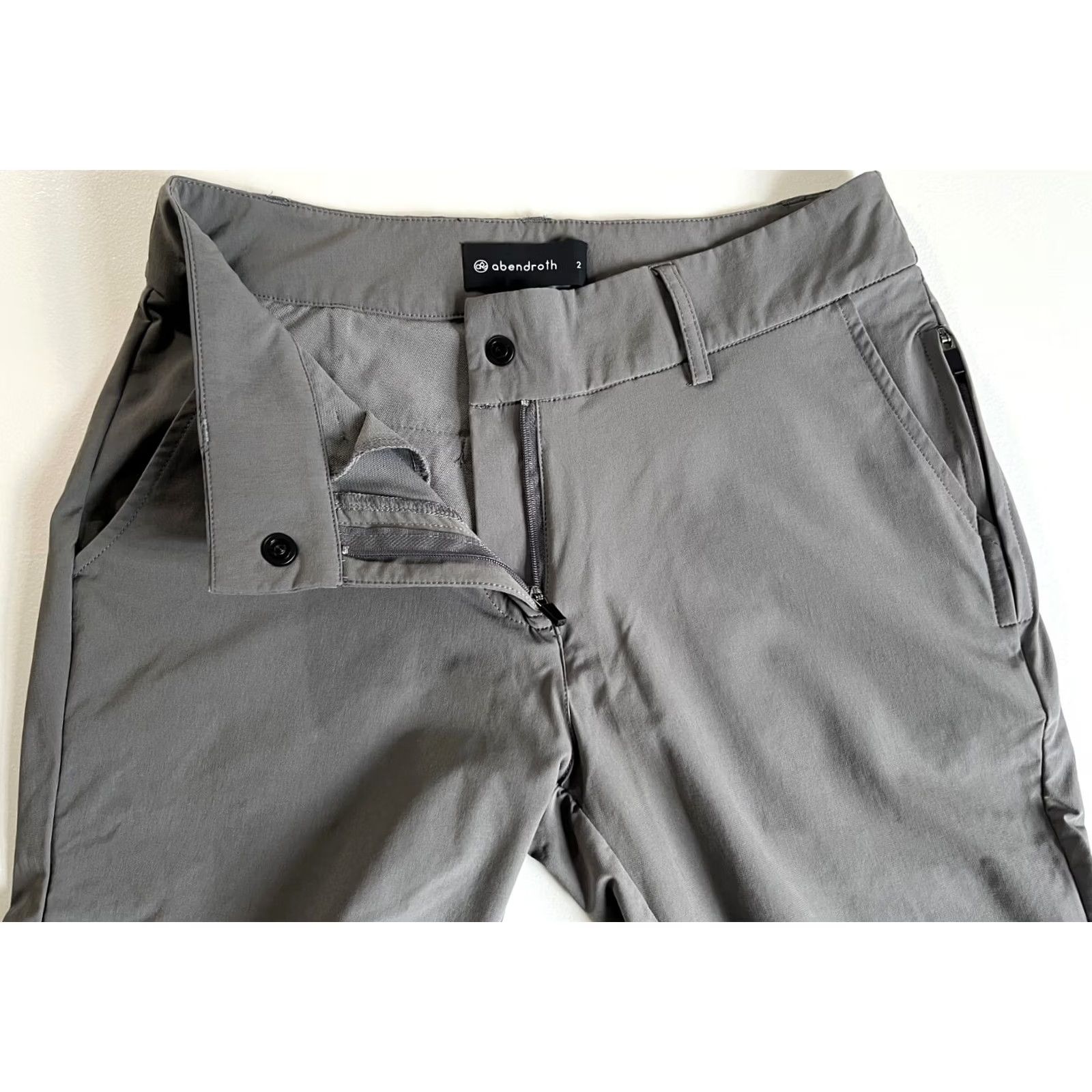 Vintage ABENDROTH Golf Women's The Peggy Pant Professional Jogger Sz 2 Pants Gray Early 2000s Sports Mens? Size 26" / US 2 / IT 38 - 6 Thumbnail