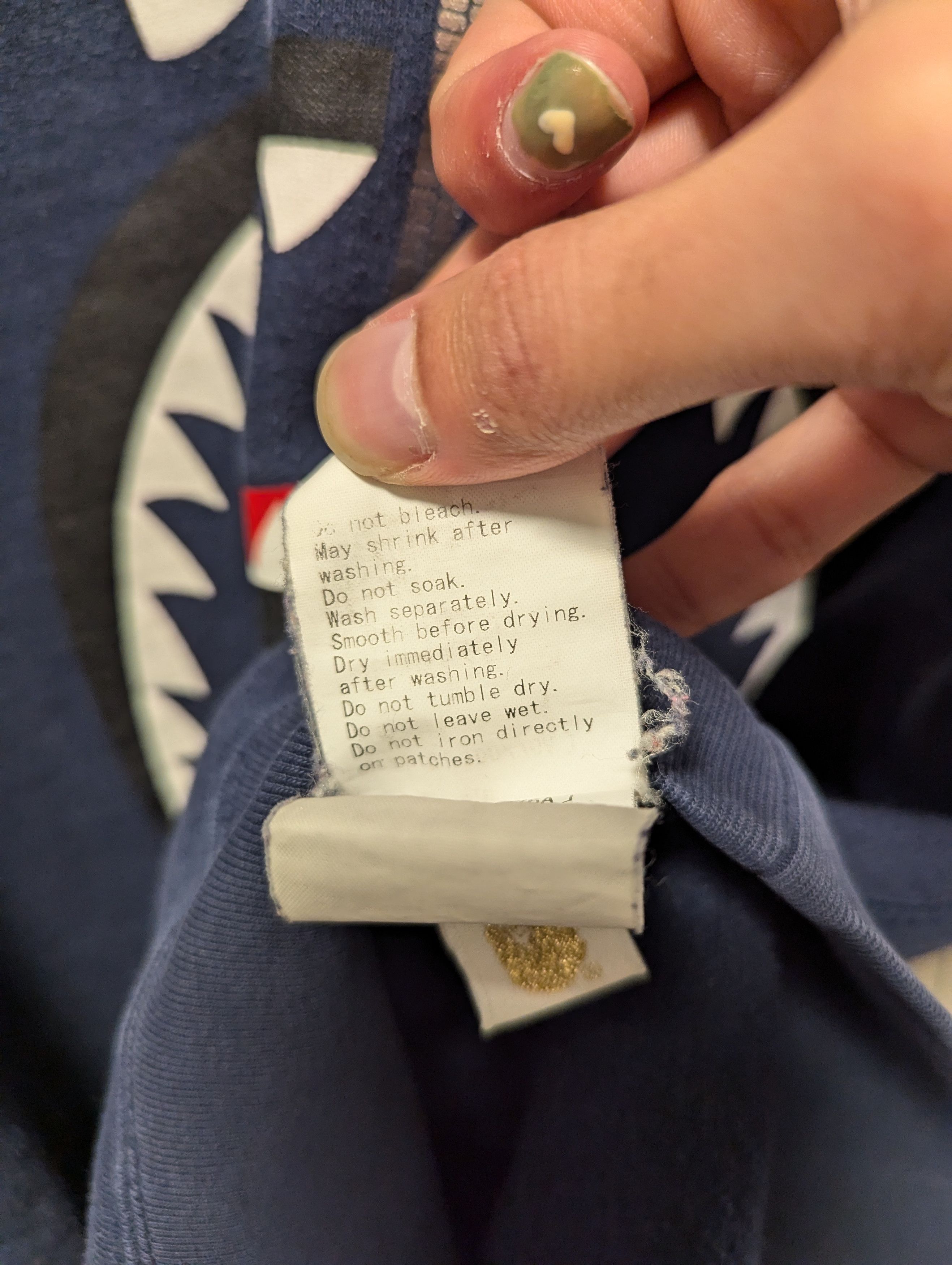 Bape Shark Crewneck Size S / US 4 / IT 40 - 7 Thumbnail