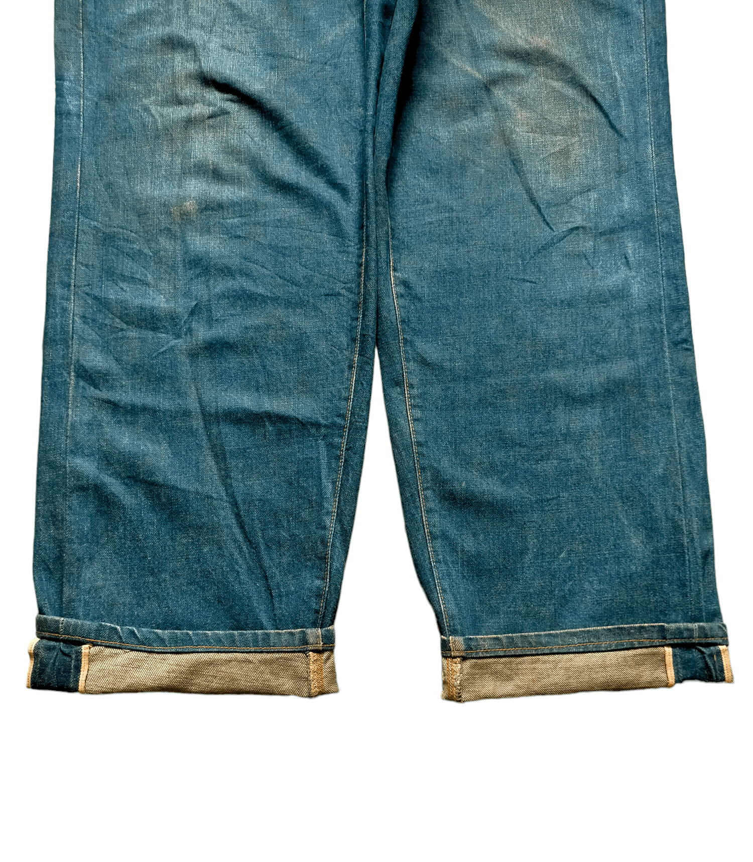 Evisu 🔥Rare Vintage 90s Evis Buckle Back Selvedge Jeans Size US 34 / EU 50 - 14 Thumbnail