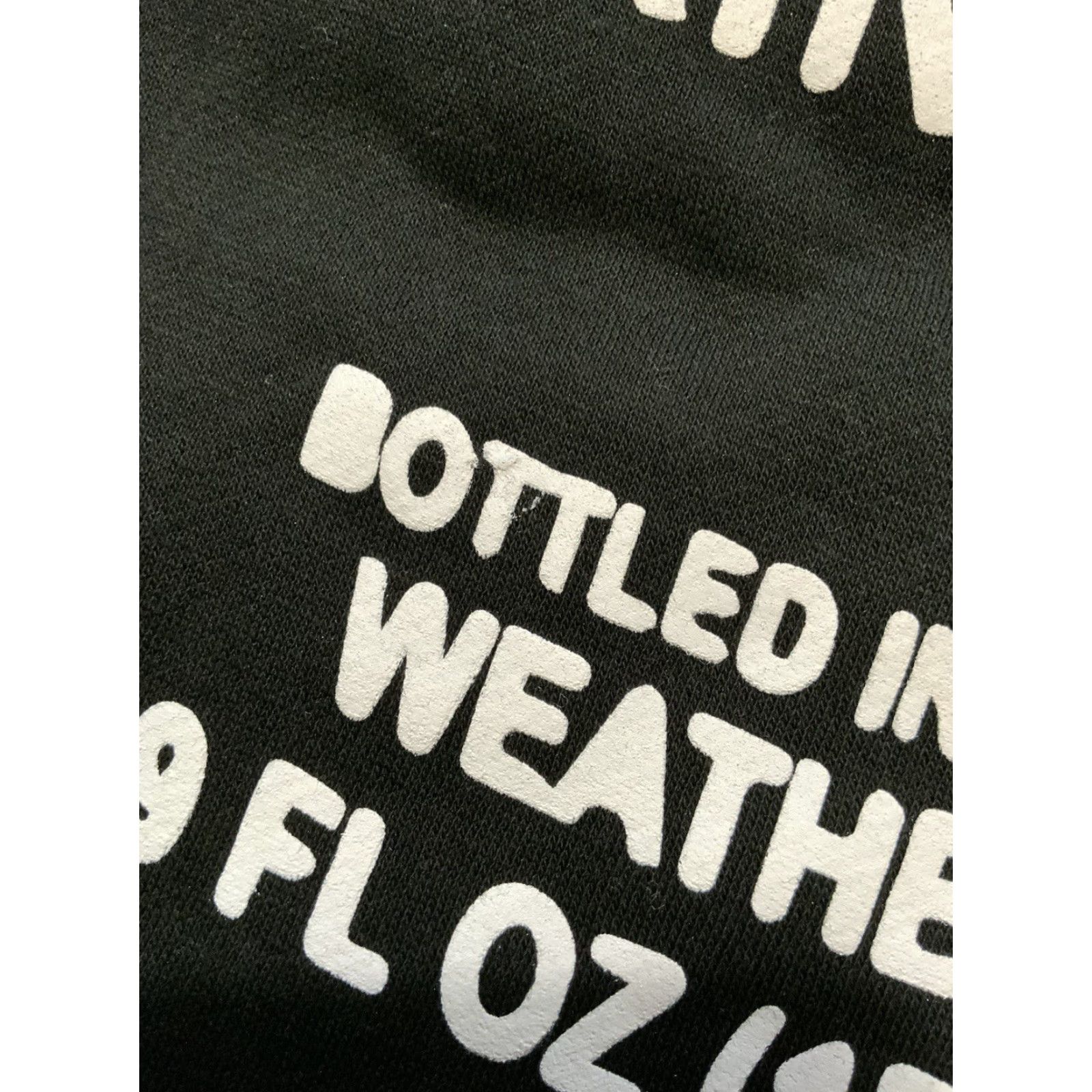 Vintage Weather Report Drink Water All Seasons Bottled In The Metaverse Black Hoodie XL Size US XL / EU 56 / 4 - 6 Thumbnail