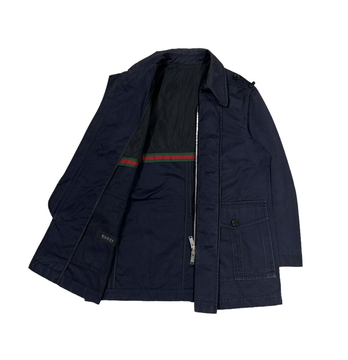 Gucci Authentic🔥Gucci Mac Coat Short Patch Pocket Made In Italy Size US M / EU 48-50 / 2 - 2 Thumbnail
