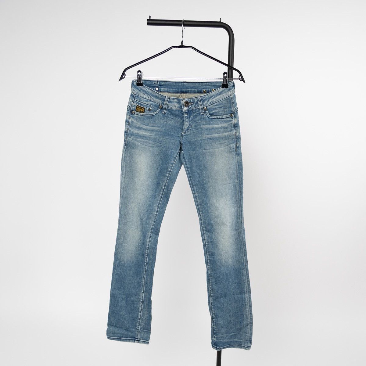 G-Star G-Star Raw Midge Straight Light Blue Jeans Stretch Denim Size 27" / US 4 / IT 40 - 1 Thumbnail