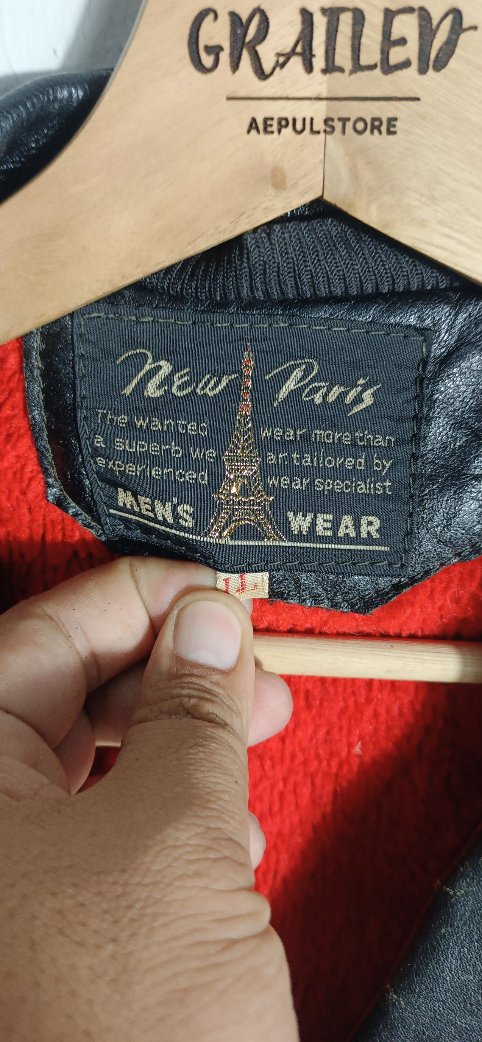 If Six Was Nine Vtg 1980s💥New Paris Bikers Leather Jacket Size US M / EU 48-50 / 2 - 18 Thumbnail