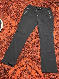 Prada Archive NOS Padded Military Black Teflon Tech Pants Size 40 Italy