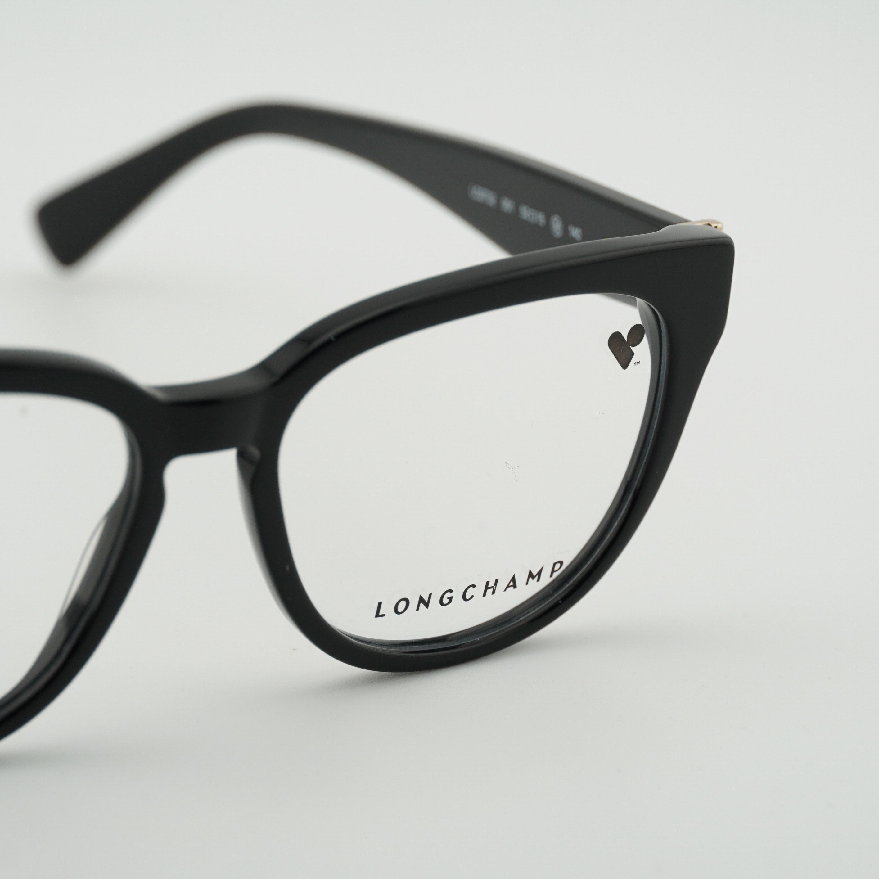 Longchamp Longchamp LO2732 001 Eyeglasses Black 52mm Square Frame Size ONE SIZE - 6 Thumbnail