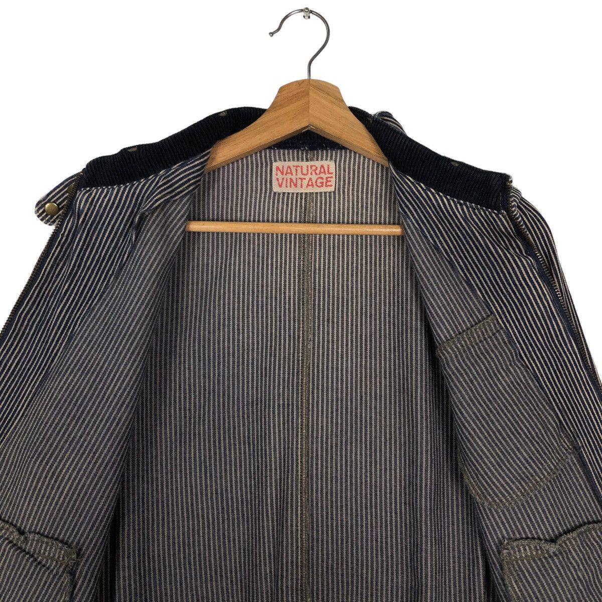 Hysteric Glamour 🔥Vintage Hikory Chore Jacket Natural Vintage Japan Made Size US M / EU 48-50 / 2 - 12 Thumbnail