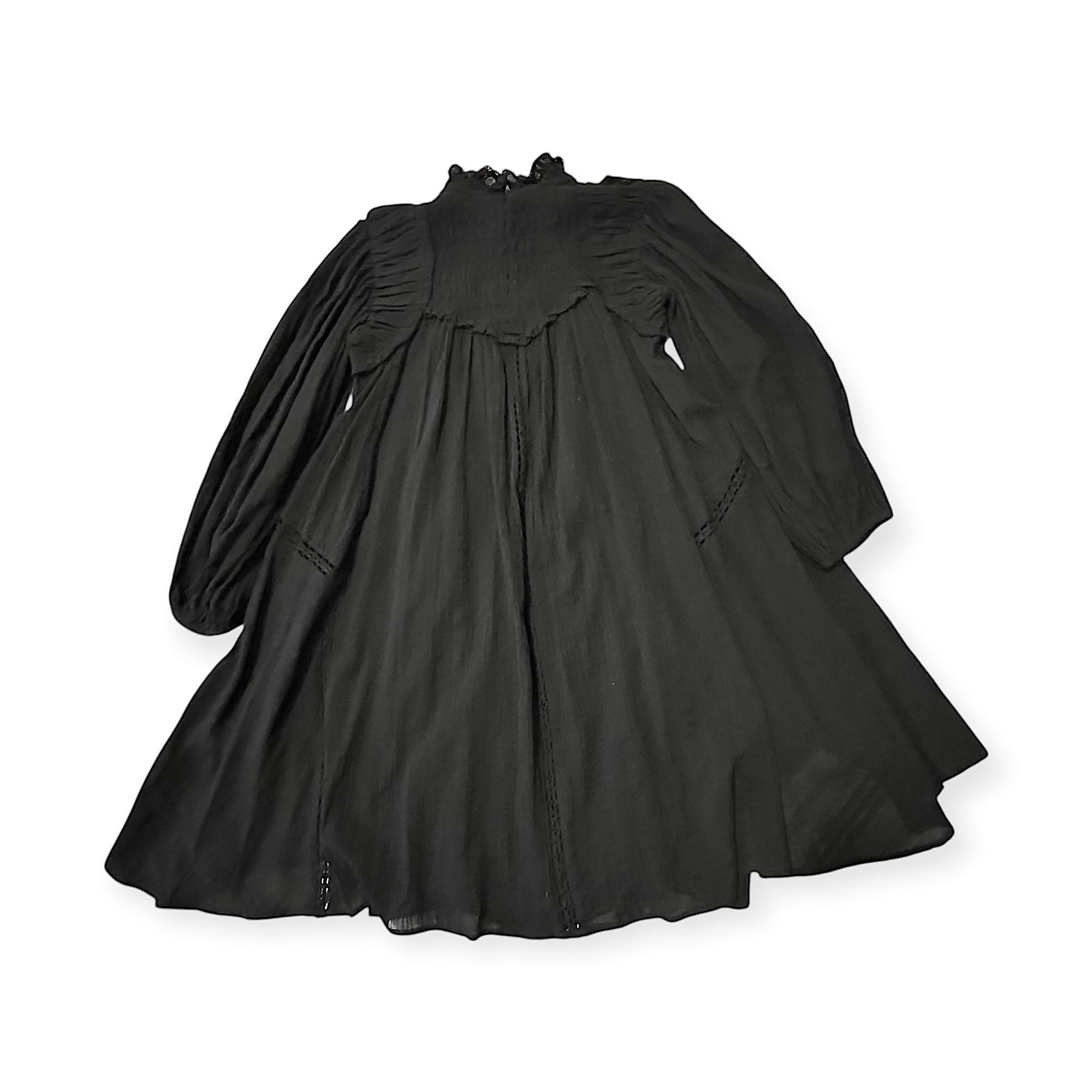 Isabel Marant Etoile ISABEL MARANT ÉTOILE Isma Black Mini Dress, Size FR36/S, NW Size XS / US 0-2 / IT 36-38 - 7 Thumbnail