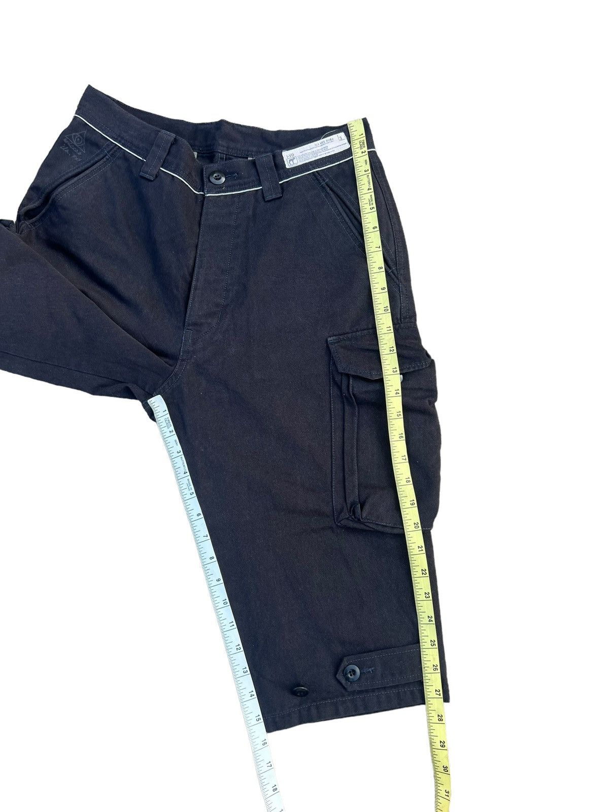 Vintage Vintage ILA VEE DUB Japan Poem Parachute Cargo Short Pant Size US 31 - 5 Thumbnail