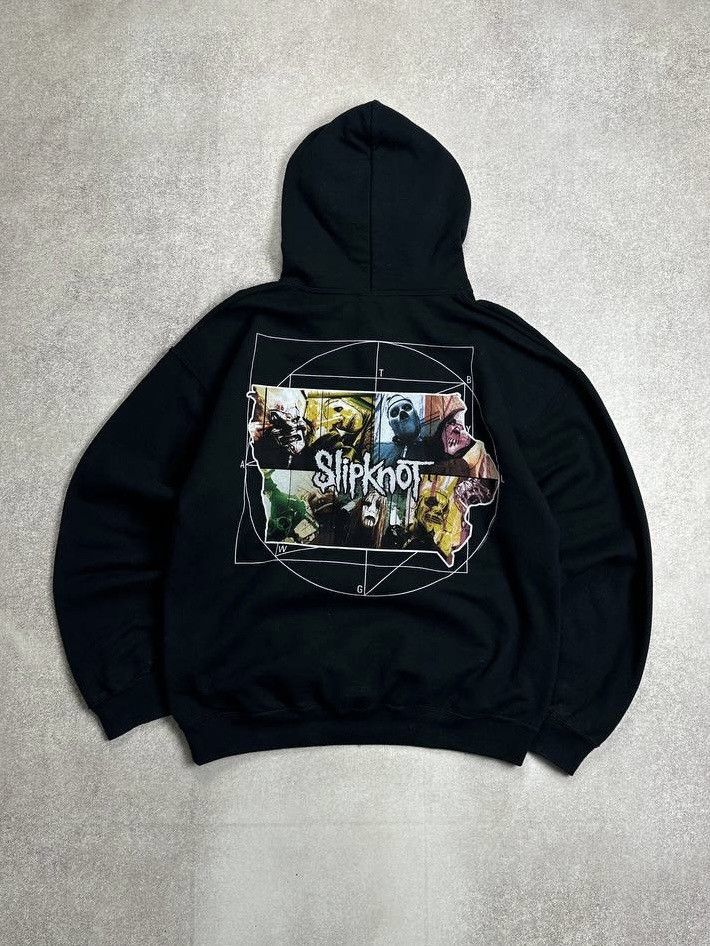 Slipknot Vintage 90s Slipknot Very Rare Mask Promo Boxy Hoodie M Size US M / EU 48-50 / 2 - 2 Thumbnail