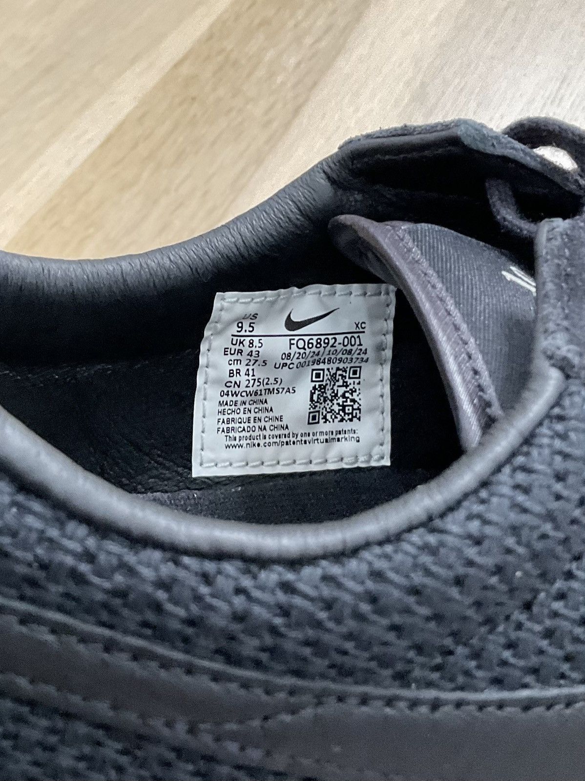 Bode × Nike Nike x Bode Astro Grabber SP Black FQ6892-001 Size US 9.5 / EU 42-43 - 8 Thumbnail