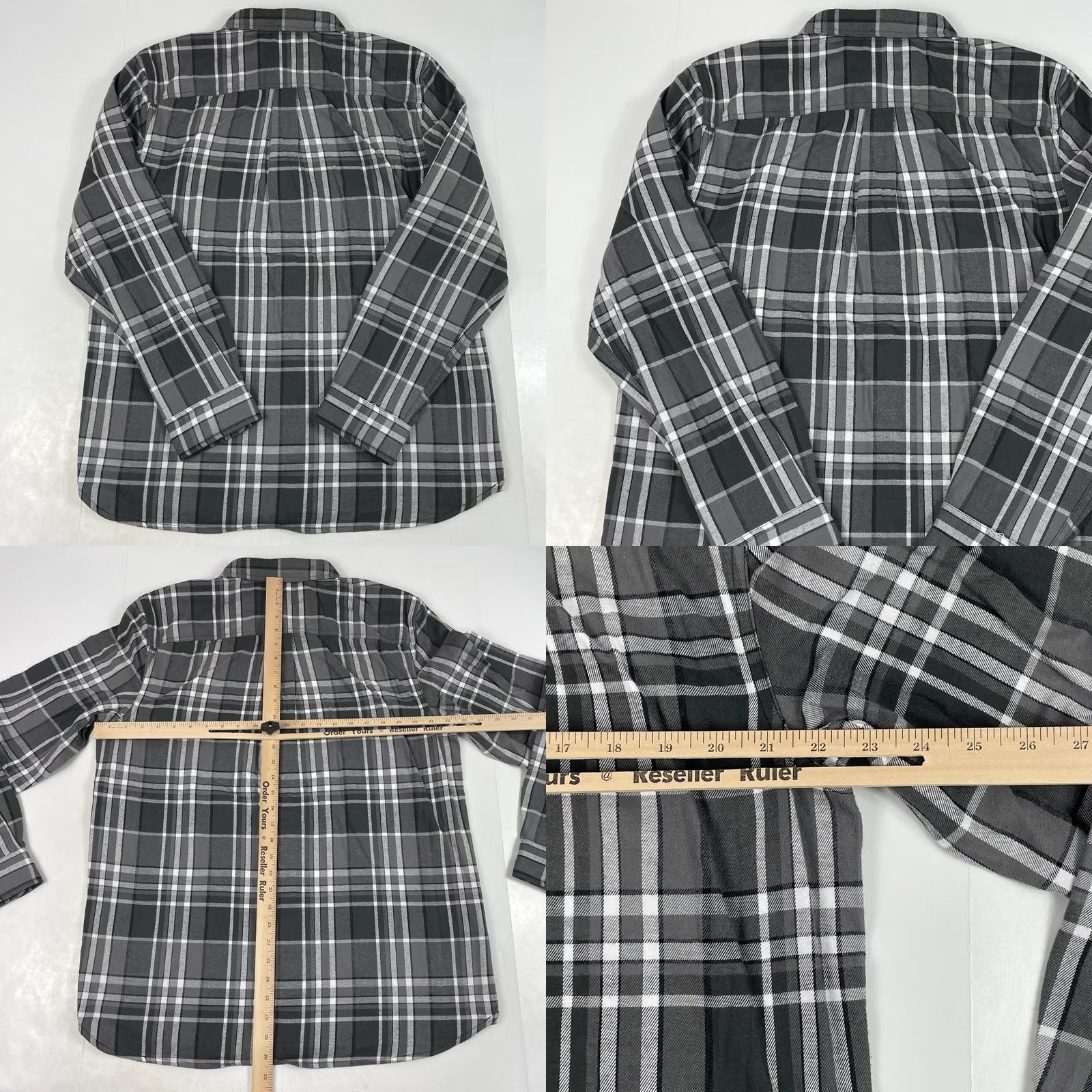 The North Face The North Face Shirt - Large Gray Flannel Long Sleeve Men's Button Up Hiking Camping Size US L / EU 52-54 / 3 - 8 Thumbnail