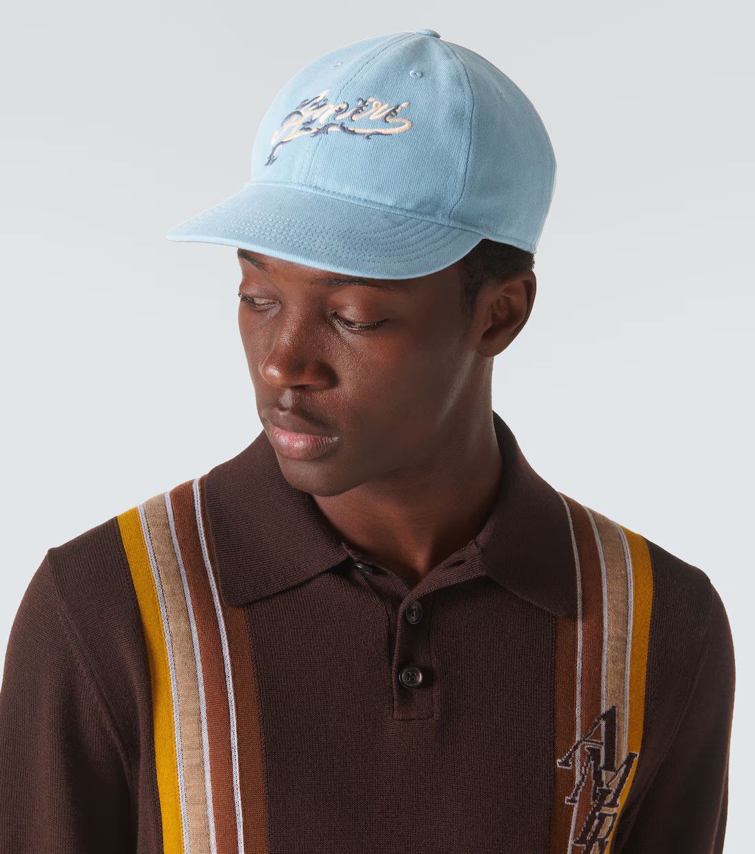 Amiri o1s1wg110525 Size: OS / Baroque Logo Baseball Cap / Hat Size ONE SIZE - 2 Thumbnail