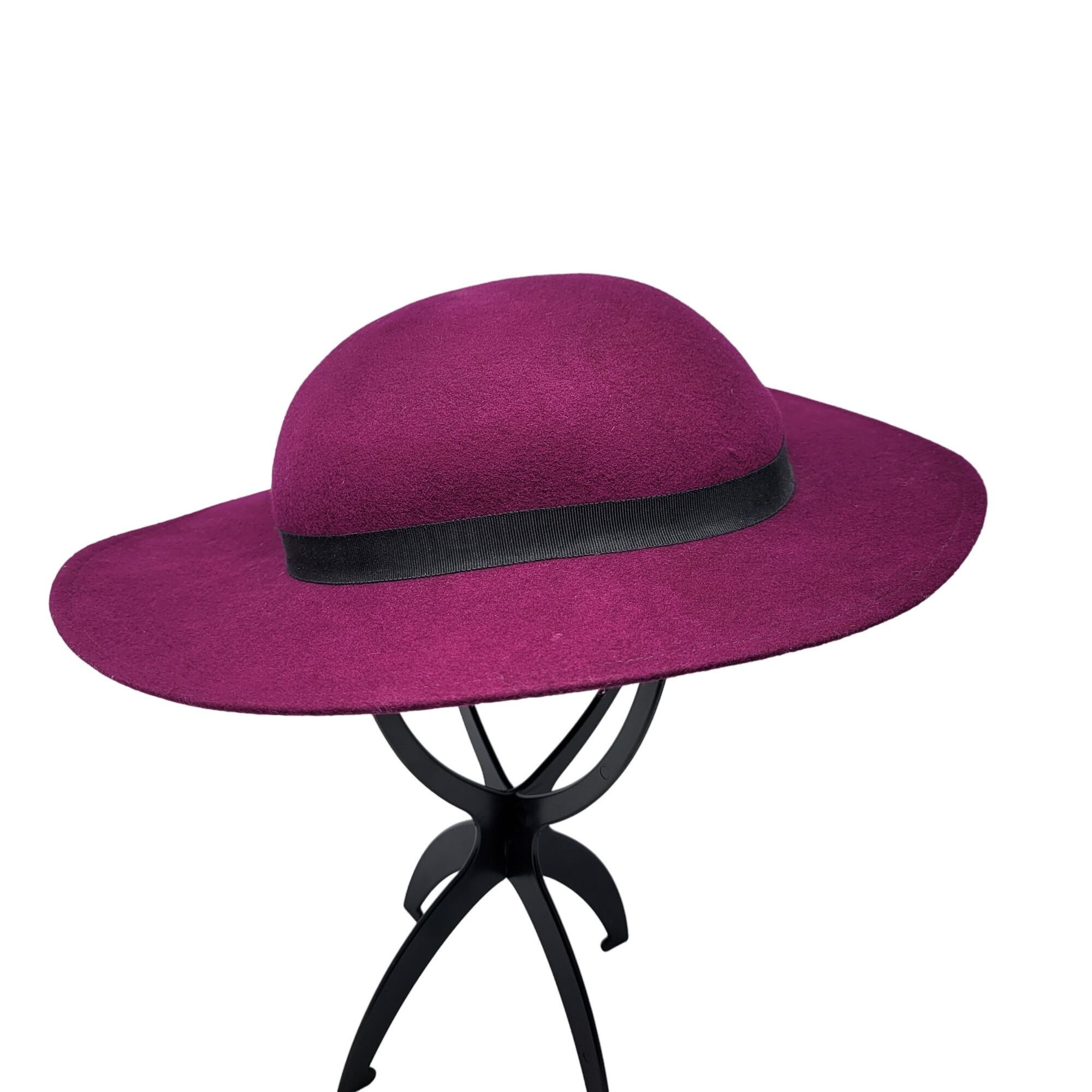 Wide Brim Wool Derby Hat Whittall Shon Designer Fedora Hat  display picture 2