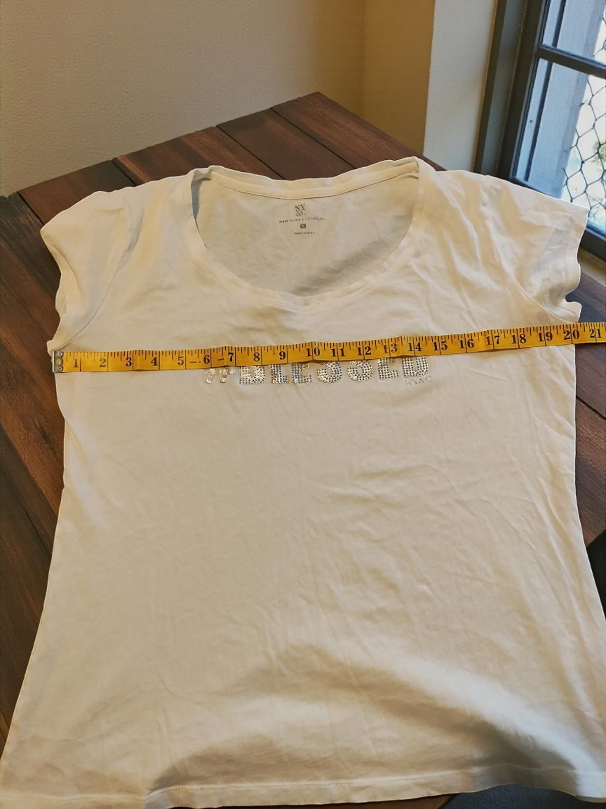 Other New York & Company White #BLESSED Tee Size Large Size L / US 10 / IT 46 - 7 Thumbnail