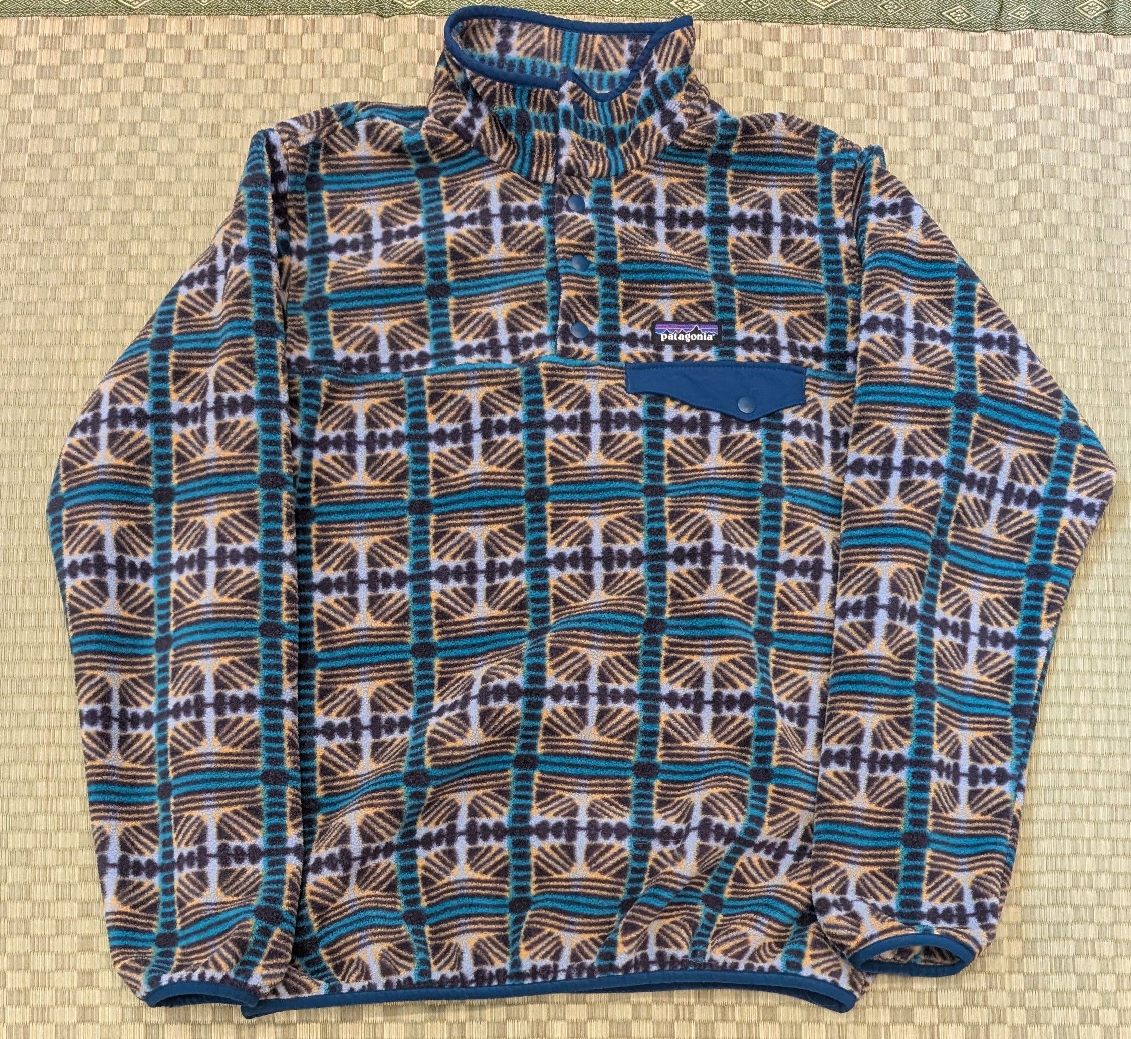 Patagonia RARE Patagonia Synchilla Snap T Fleece Snow Beam Pattern Size M / US 6-8 / IT 42-44 - 1 Thumbnail