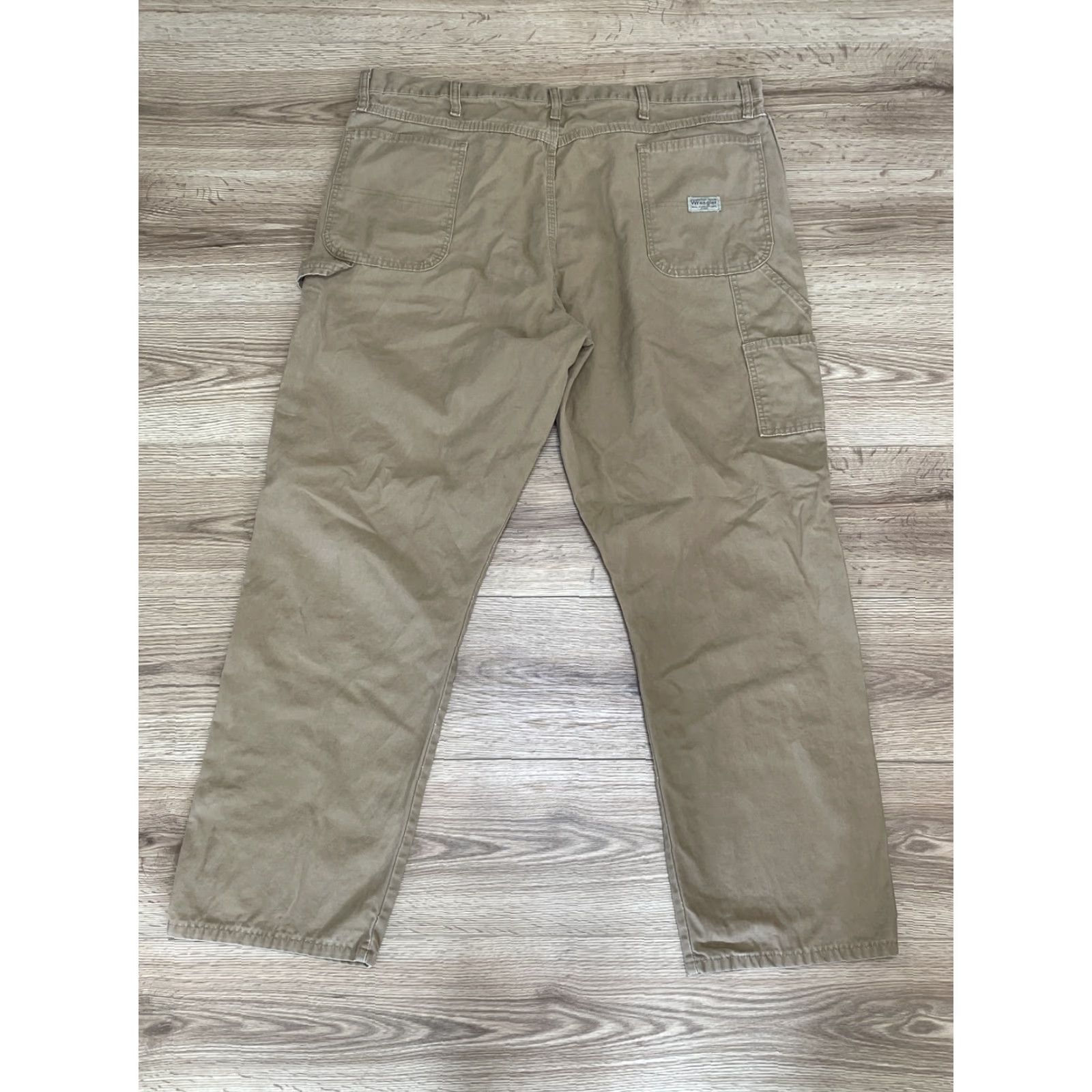 Wrangler Vintage Wrangler Men's Pants 44x32 Canvas Straight Leg Chino Workwear Size US 44 / EU 60 - 7 Thumbnail