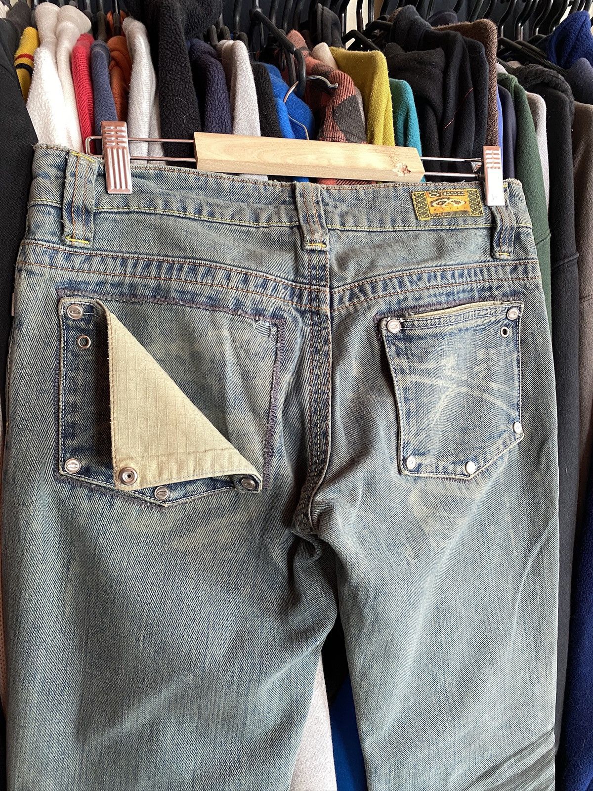 Oakley VINTAGE OAKLEY SAMPLE DENIM JEANS 90s Size US 28 / EU 44 - 2 Thumbnail