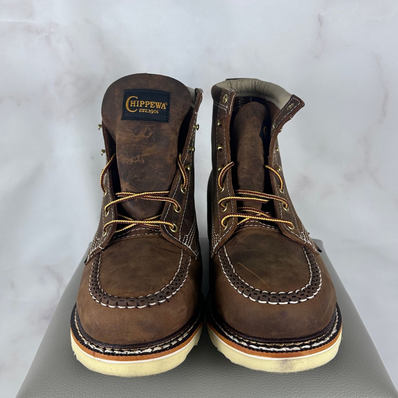 Chippewa Edge Walker 6" Lace-Up Brown Boot Size US 11.5 / EU 44-45 - 8 Thumbnail