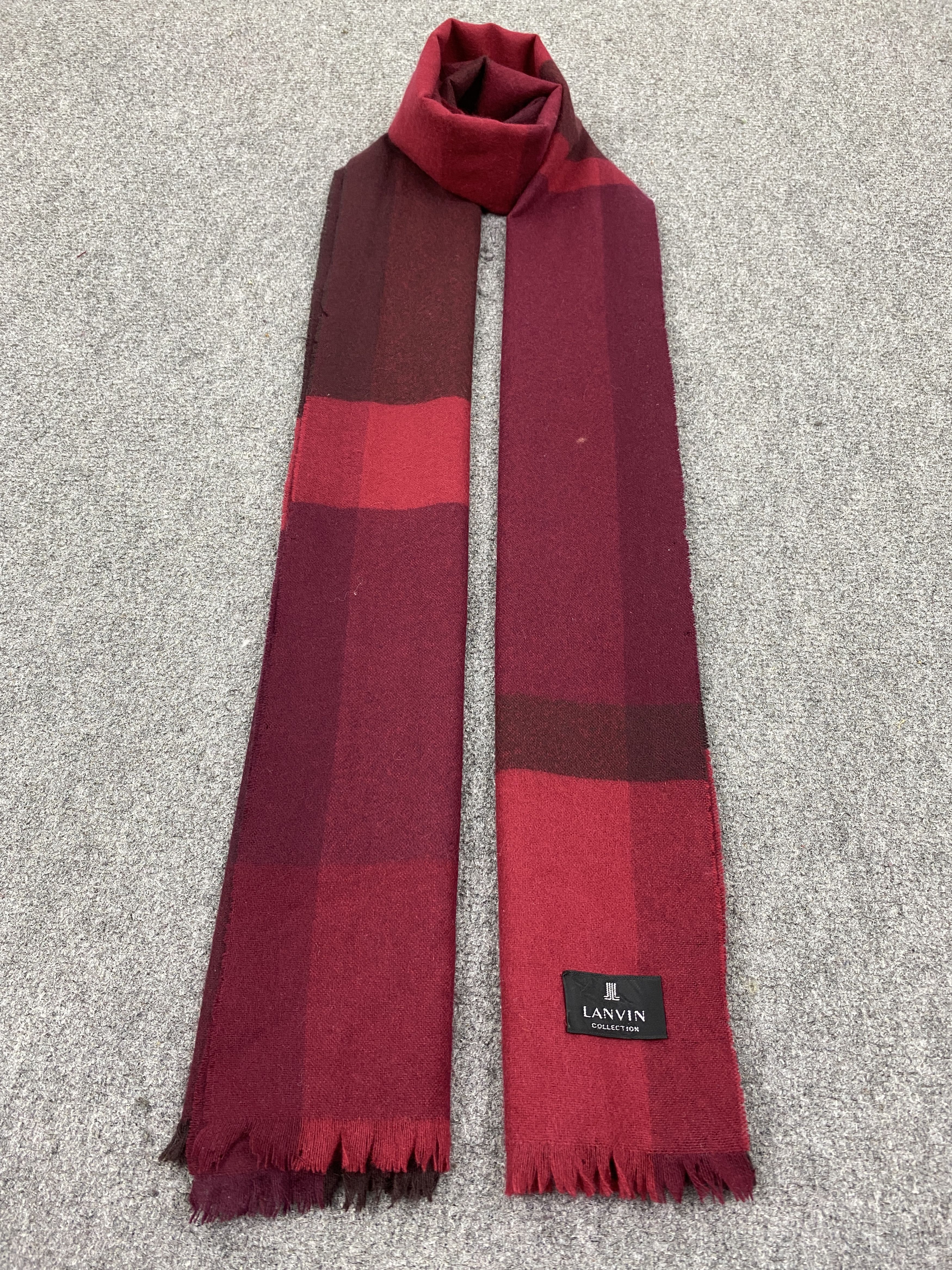 Lanvin Lanvin Cashmere Scarf / Muffler / Neckwear SC0088 Size ONE SIZE - 1 Thumbnail