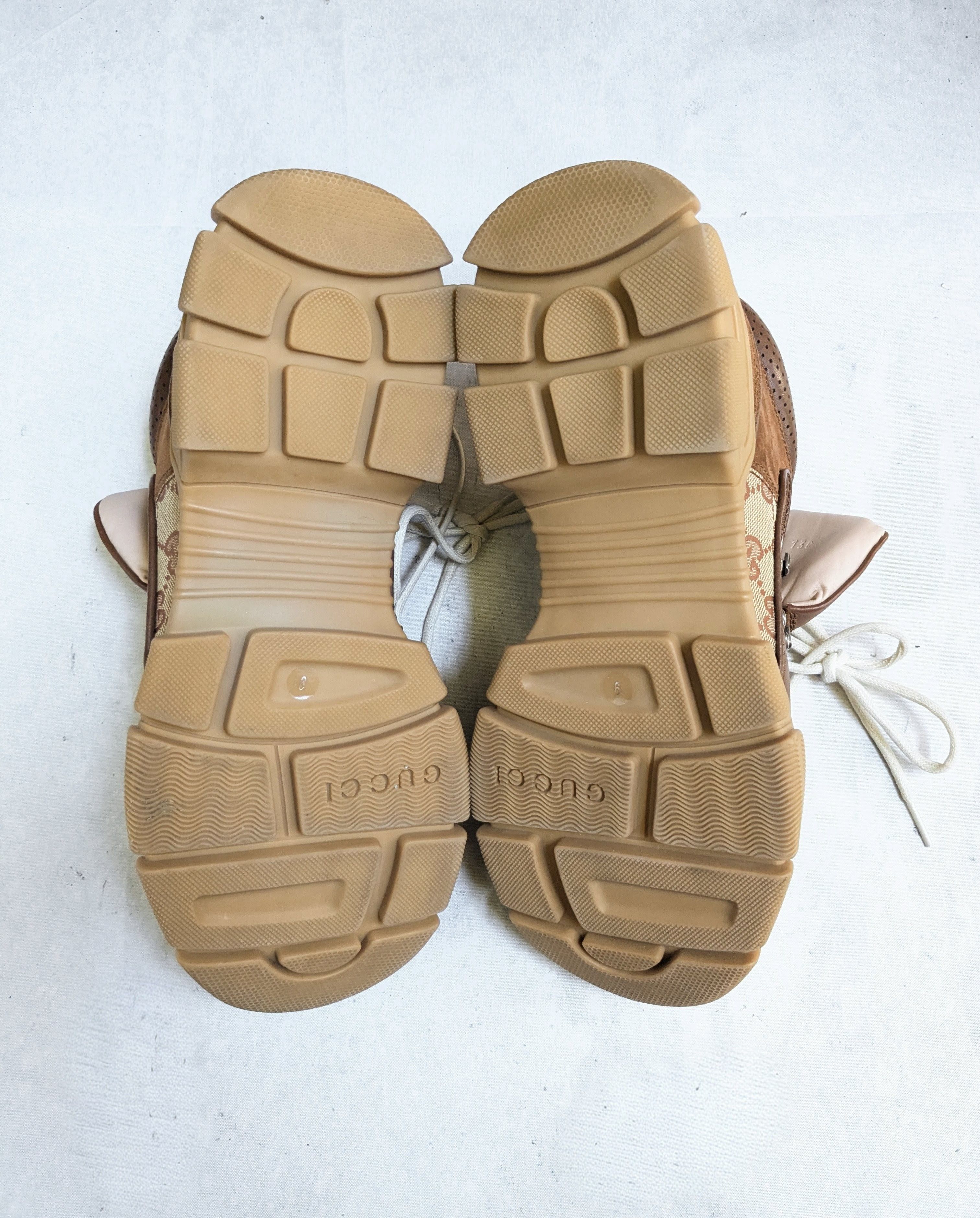Gucci Gucci Flashtrek Sneakers Brown Monogram Logo GG 9.5 Size US 9.5 / EU 42-43 - 16 Thumbnail