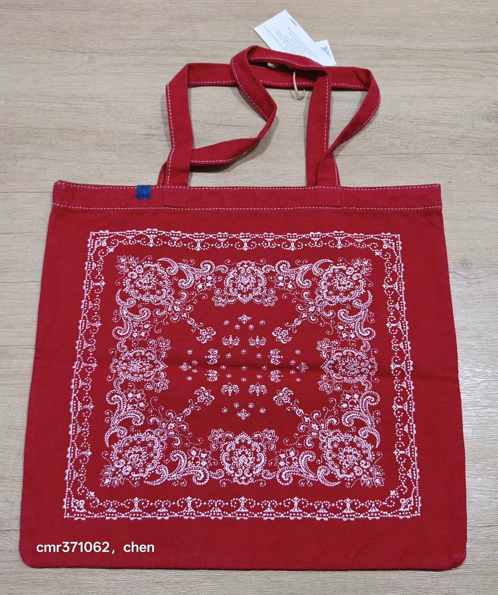 Visvim visvim 17 ICT Canvas Tote L Red (New, Washed, Floral) Size ONE SIZE - 1 Thumbnail