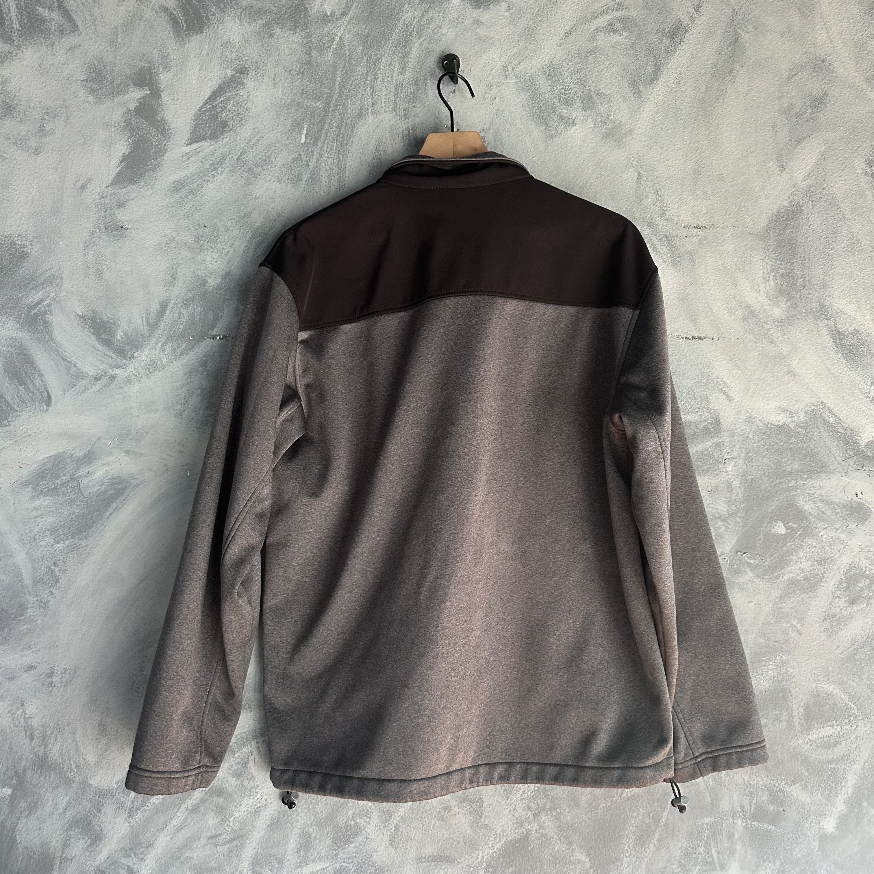 New Balance New Balance Fleece Jacket Mens Medium Gray Black Size US M / EU 48-50 / 2 - 4 Thumbnail