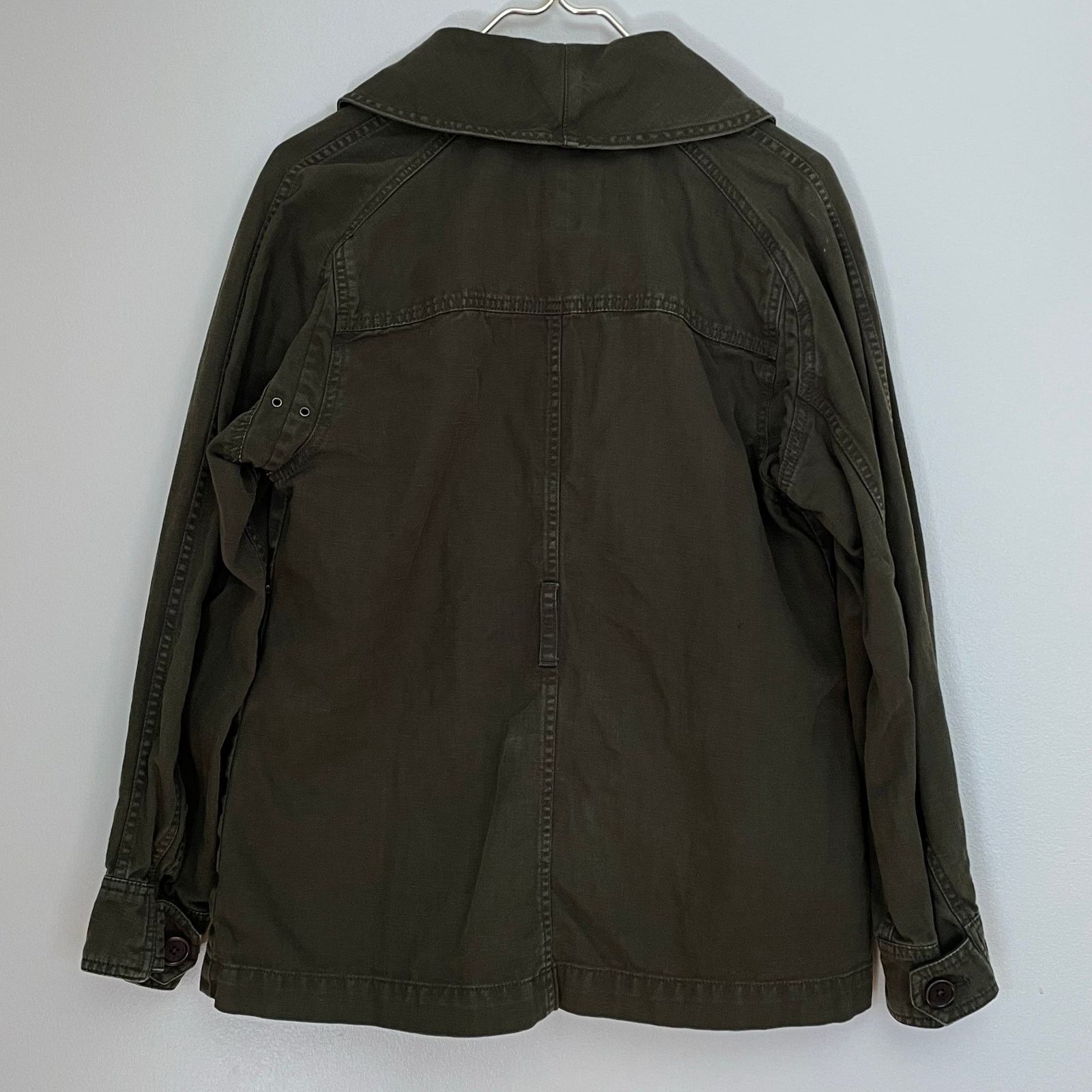 Banana Republic Banana Republic Essential Cargo Jacket Green Small NO BELT Size S / US 4 / IT 40 - 3 Thumbnail