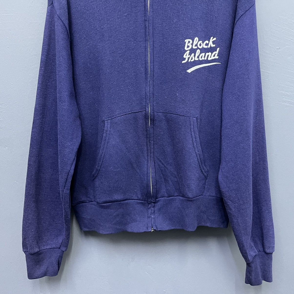 Vintage Vintage 90s Block Island Rhode Island Zip Hoodie Size US M / EU 48-50 / 2 - 4 Thumbnail