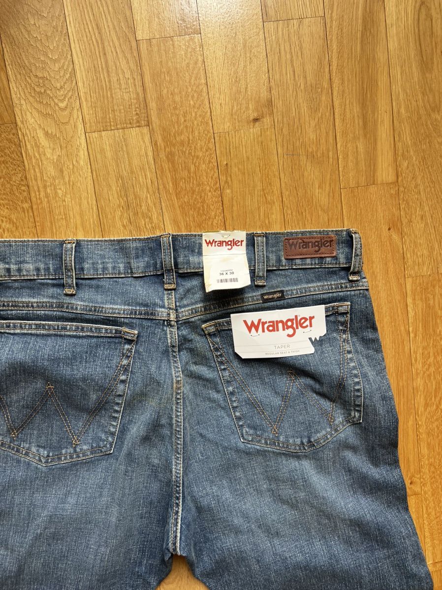 Japanese Brand × Vintage × Wrangler Wrangler regular taper jeans Size US 36 / EU 52 - 4 Thumbnail