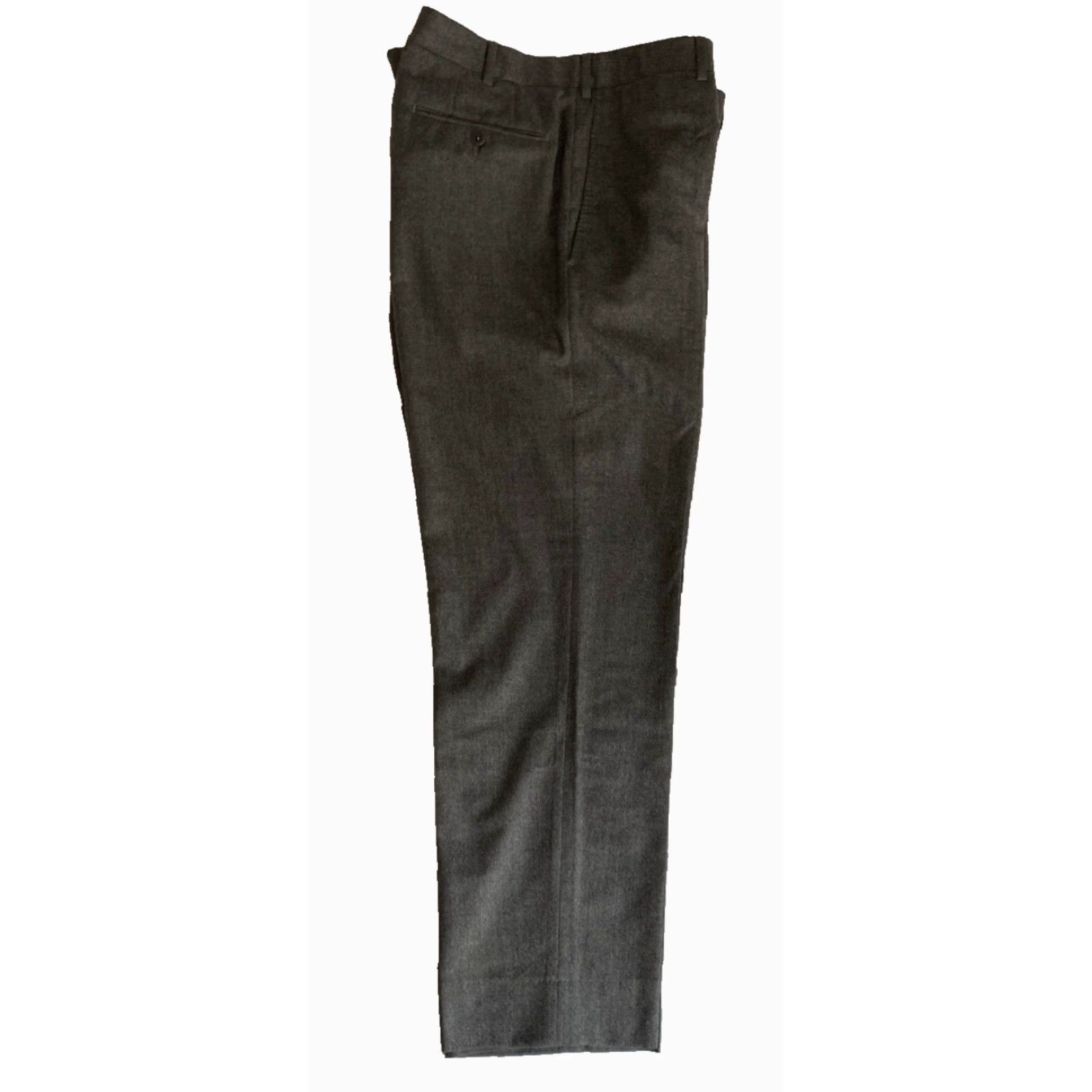 Ermenegildo Zegna VINTAGE Ermenegildo Zegna Pants Wool Dress Men's 36 Gray Size US 36 / EU 52 - 3 Thumbnail