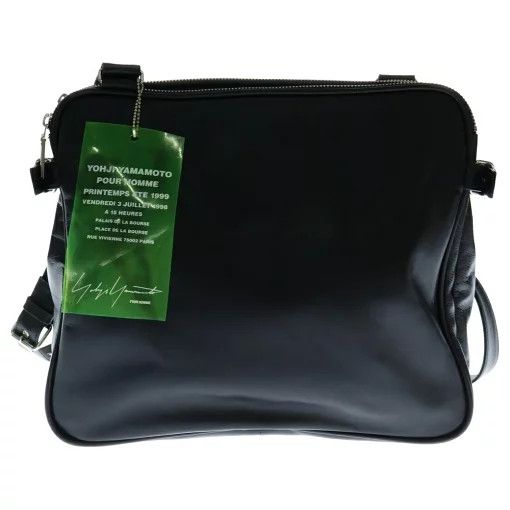 Yohji Yamamoto Yohji Yamamoto POUR HOMME 98aw Square Leather Shoulder Bag Size ONE SIZE - 1 Thumbnail