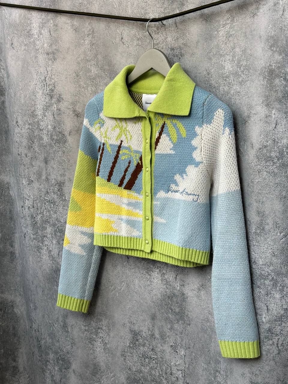 House of Sunny House of Sunny Day Dreamer Cardigan Knit Acrylic Sweater Size S / US 4 / IT 40 - 2 Thumbnail