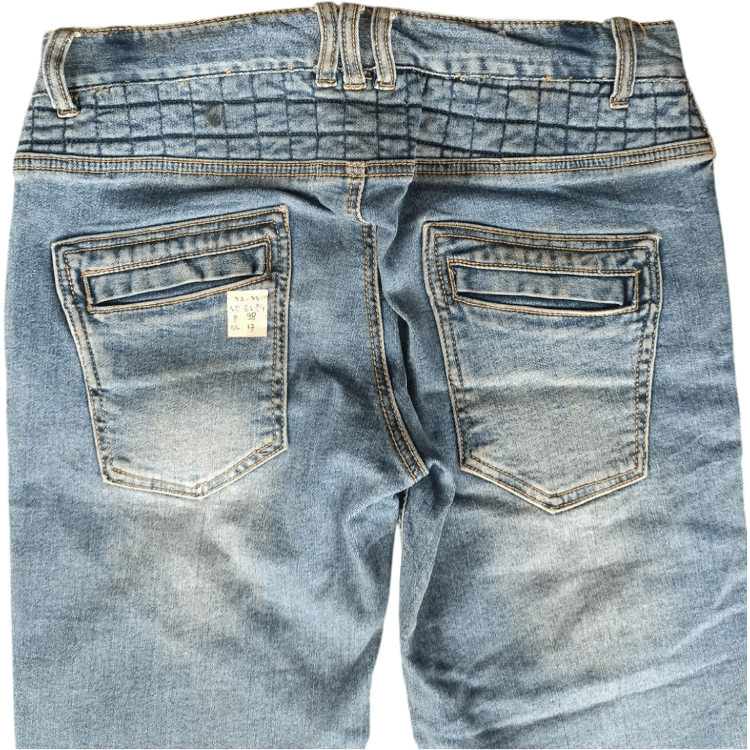 Japanese Brand W.D.B Bikers Jeans Size US 30 / EU 46 - 4 Thumbnail