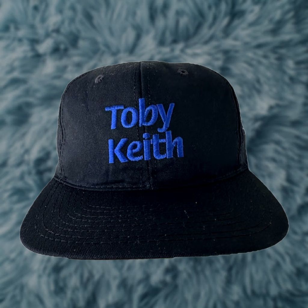 Vintage VINTAGE Toby Keith Hat - Should’ve Been A Cowboy 90s Promo NWOT Men Black Cotton Canvas Snapback Adjustable Size ONE SIZE - 1 Thumbnail