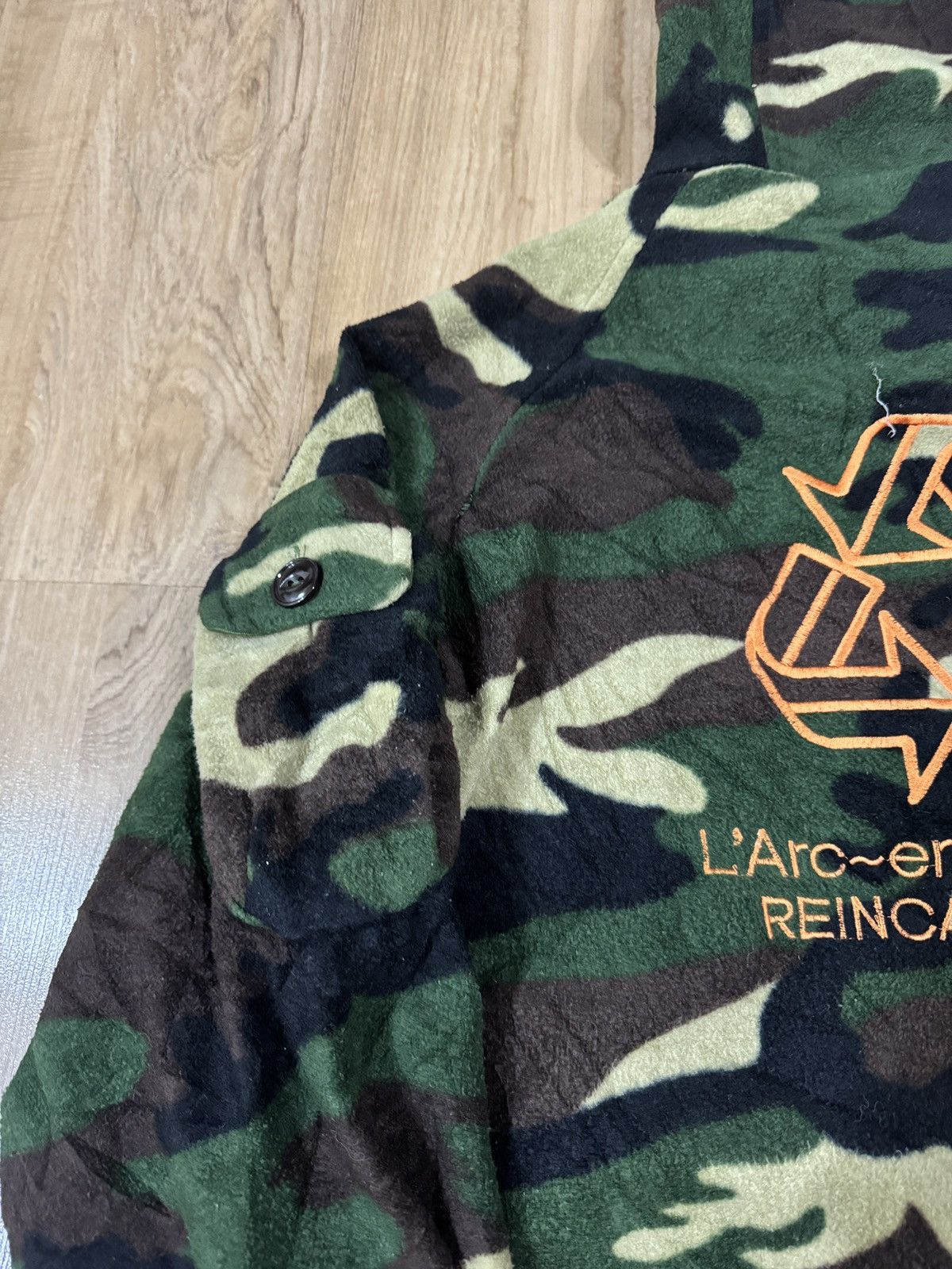 Japanese Brand L AR EN CIEL 97 REINCARNATION TOUR ARMY JACKET Size US L / EU 52-54 / 3 - 5 Thumbnail