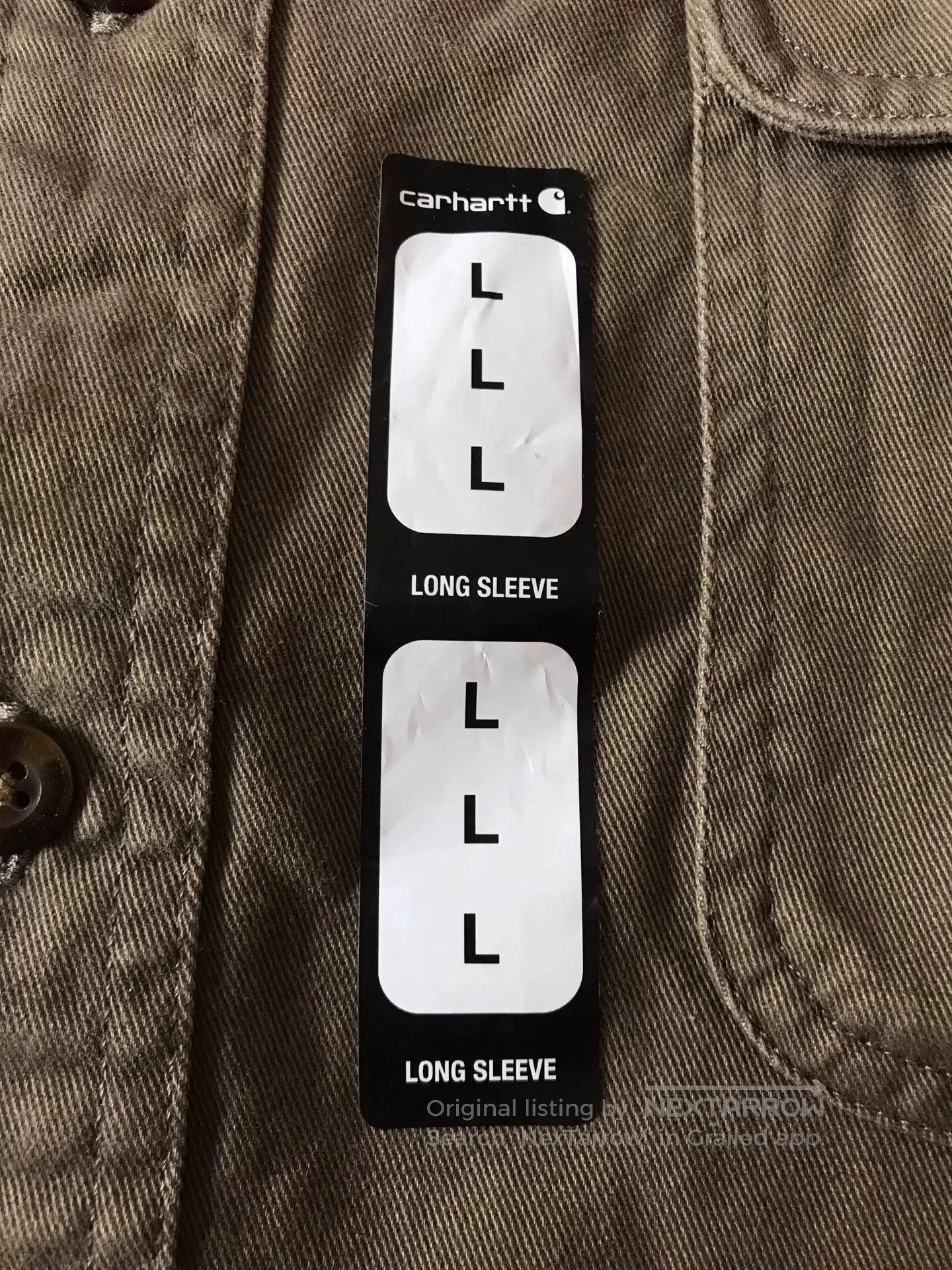 Carhartt Carhartt S09 MRH Work Shirt. Size US L / EU 52-54 / 3 - 6 Thumbnail