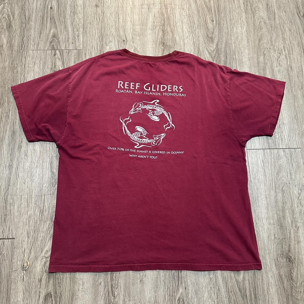 Vintage Vintage 90s reef gliders islands honduras vacation tee shirt Size US L / EU 52-54 / 3 - 2 Thumbnail