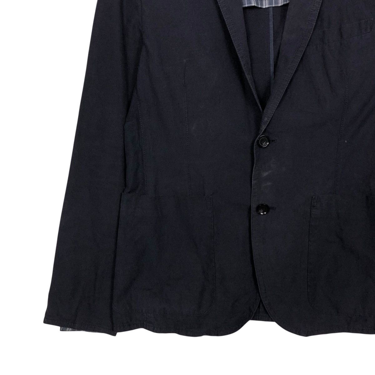Burberry Burberry Black Label Lightweight Cotton Blazer — Navy Size US L / EU 52-54 / 3 - 5 Thumbnail