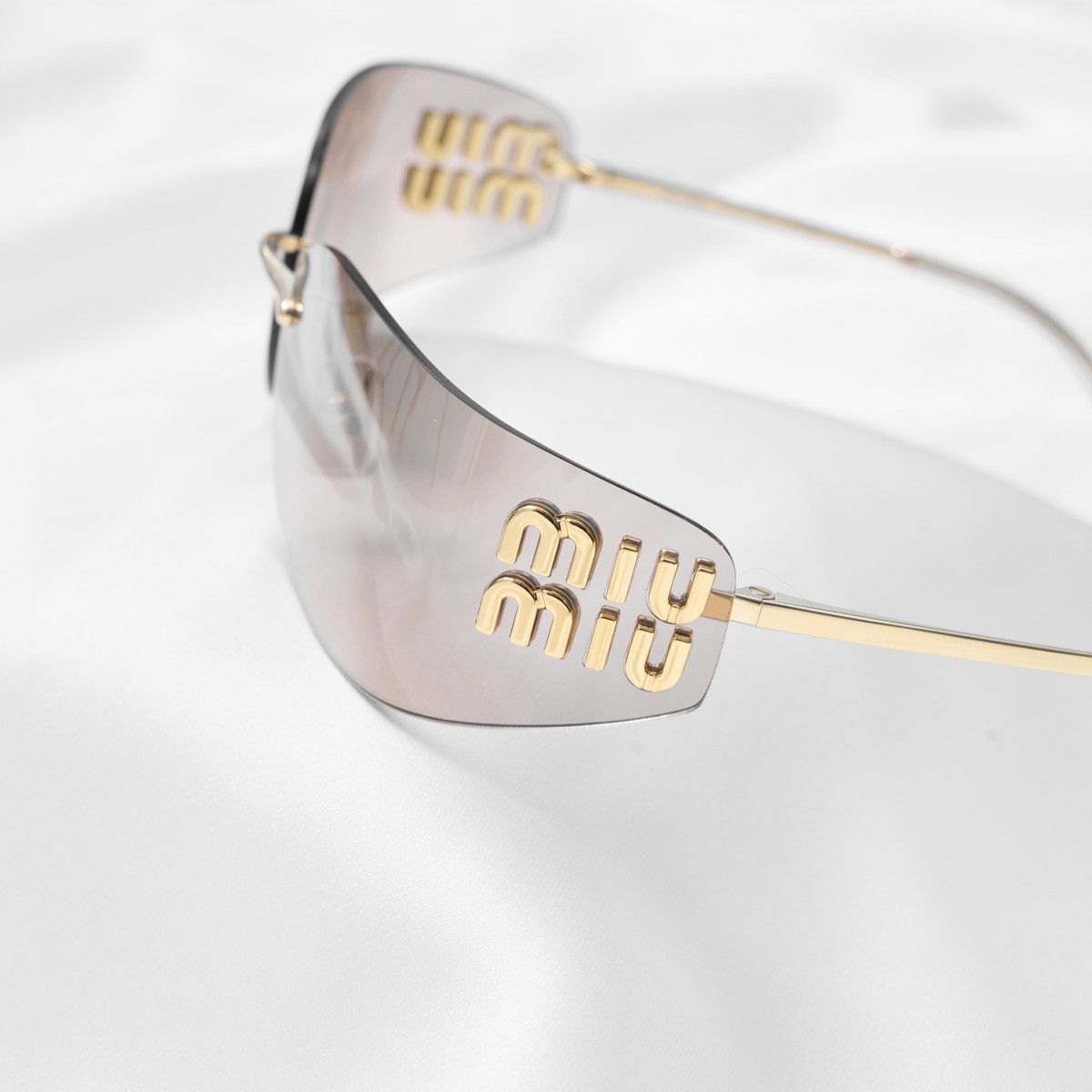 Miu Miu MIU MIU 0MU A51S 5AK20P SUNGLASSES Size ONE SIZE - 3 Thumbnail